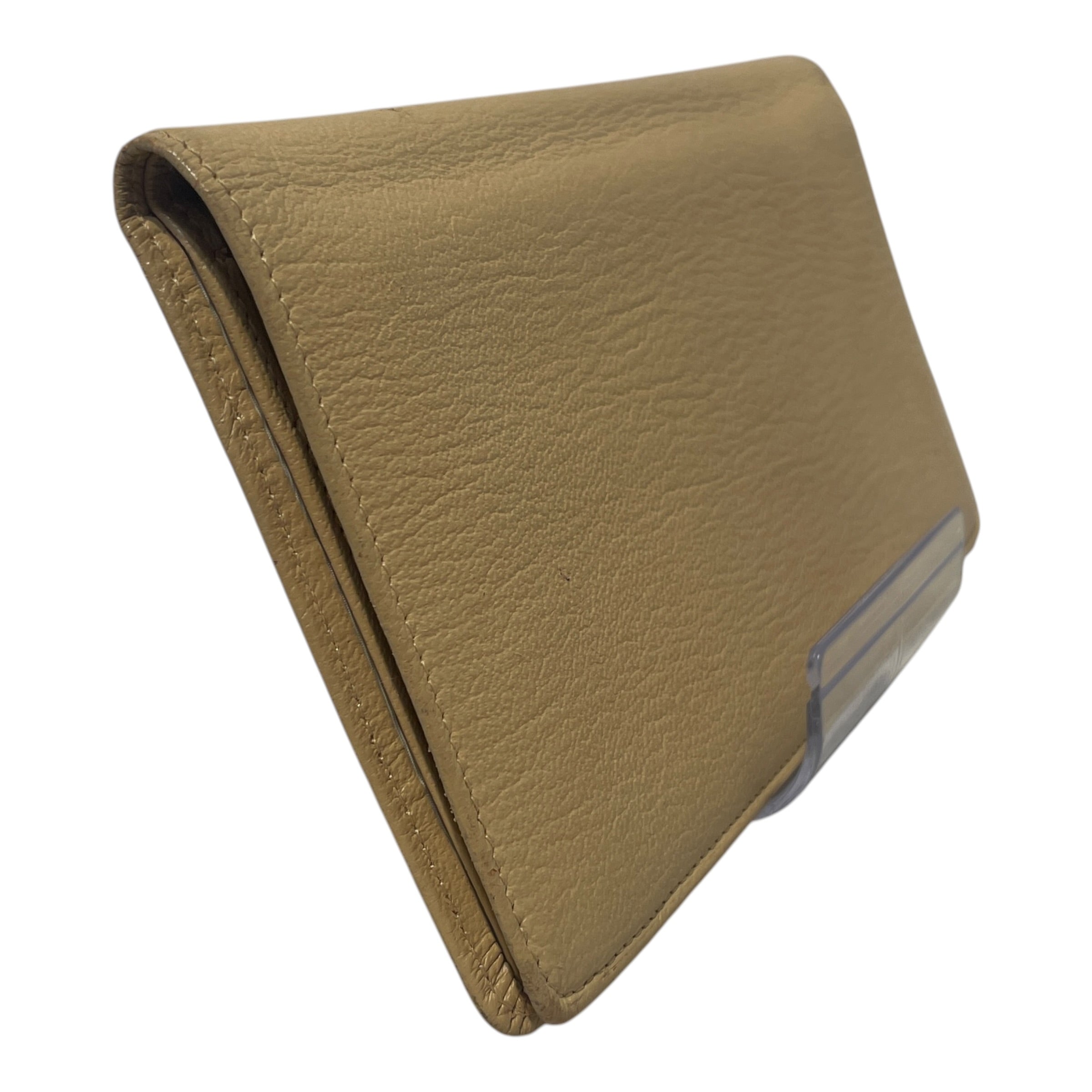 CHANEL/Wallet/Leather/BEG/L's/calfskin long wallet view 1