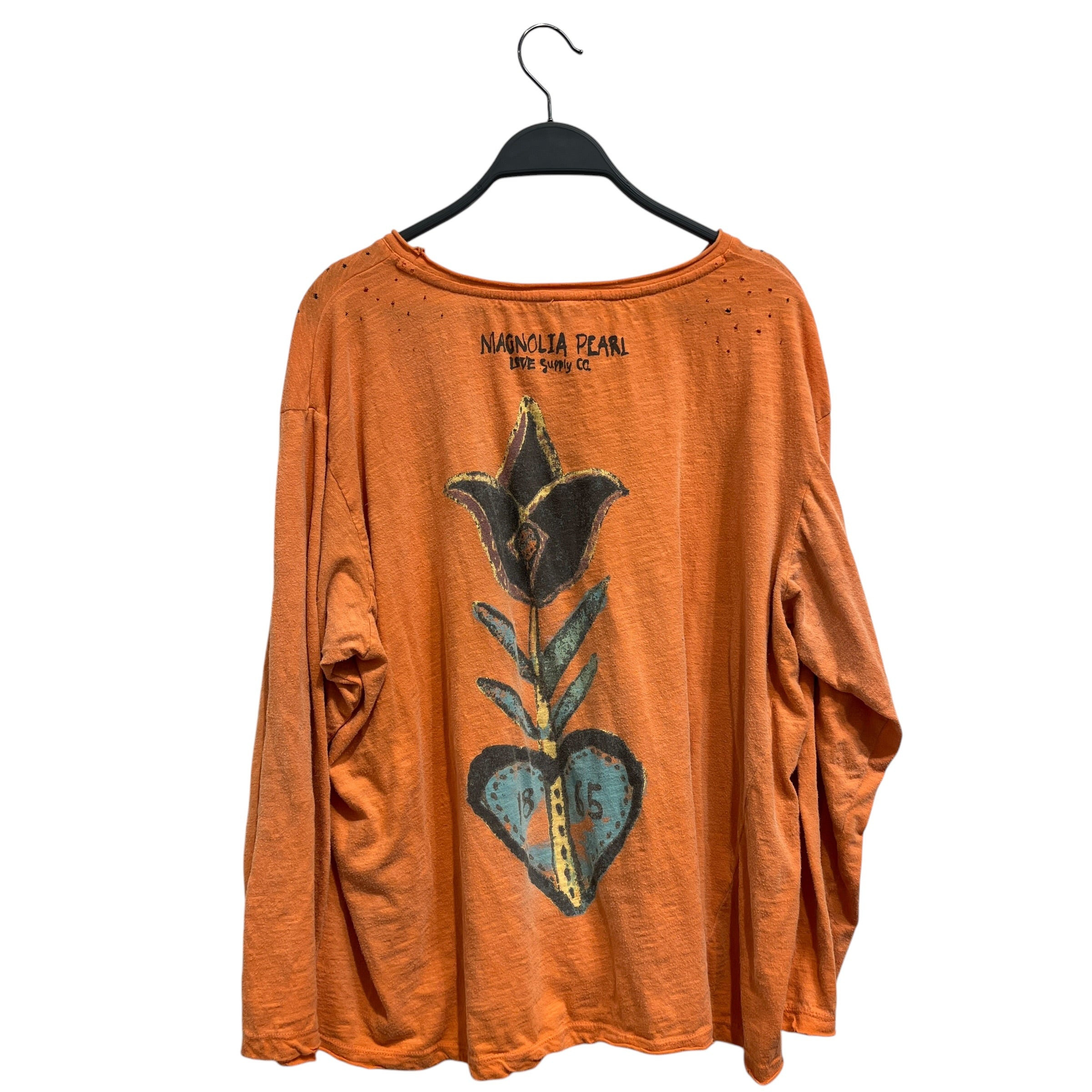 Magnolia Pearl/T-Shirt/Graphic/Cotton/ORN/Peacock Graphic view 2