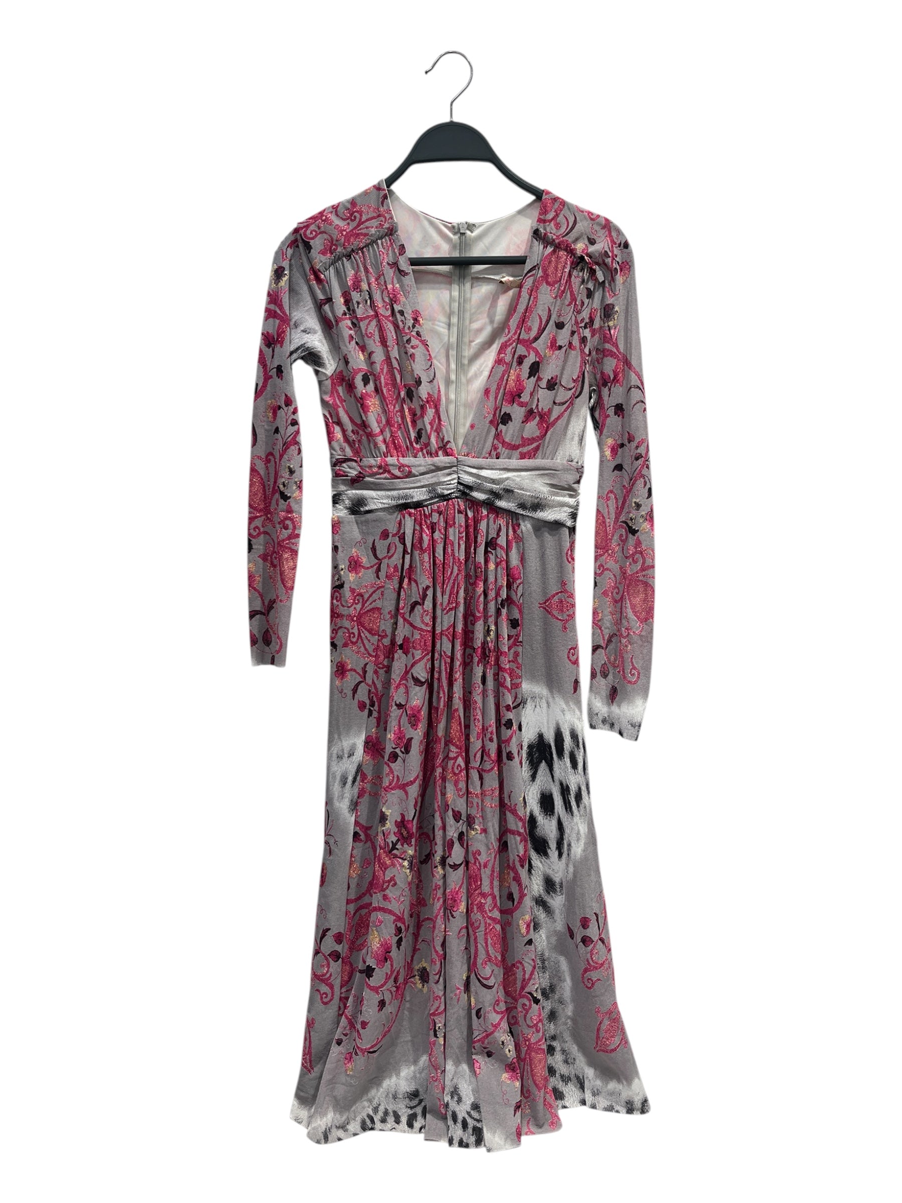roberto cavalli/Dress/Floral Pattern/Silk/PNK/Mini Length/ view 1