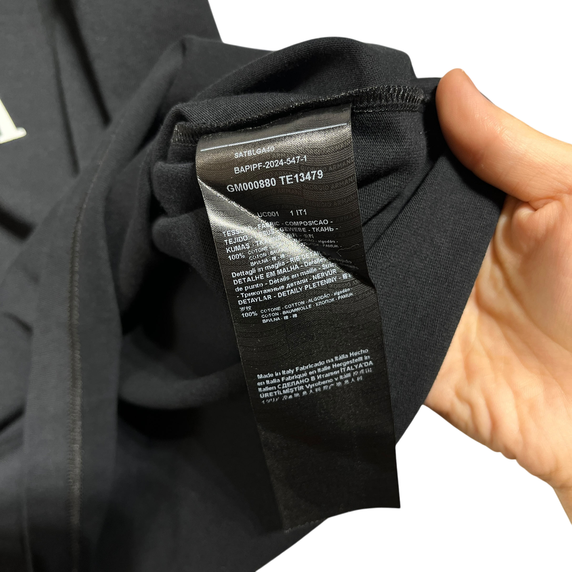 GIORGIO ARMANI/KITH/T-Shirt/S/Cotton/BLK/ view 4