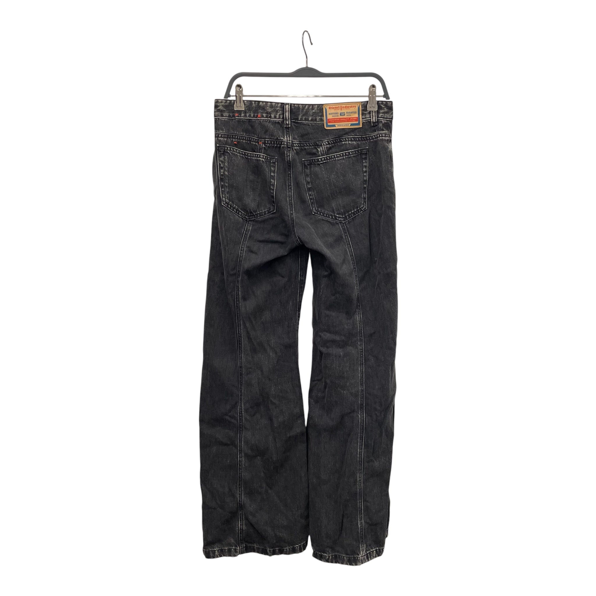 DIESEL/Bottoms/Denim/BLK/FLARED view 2