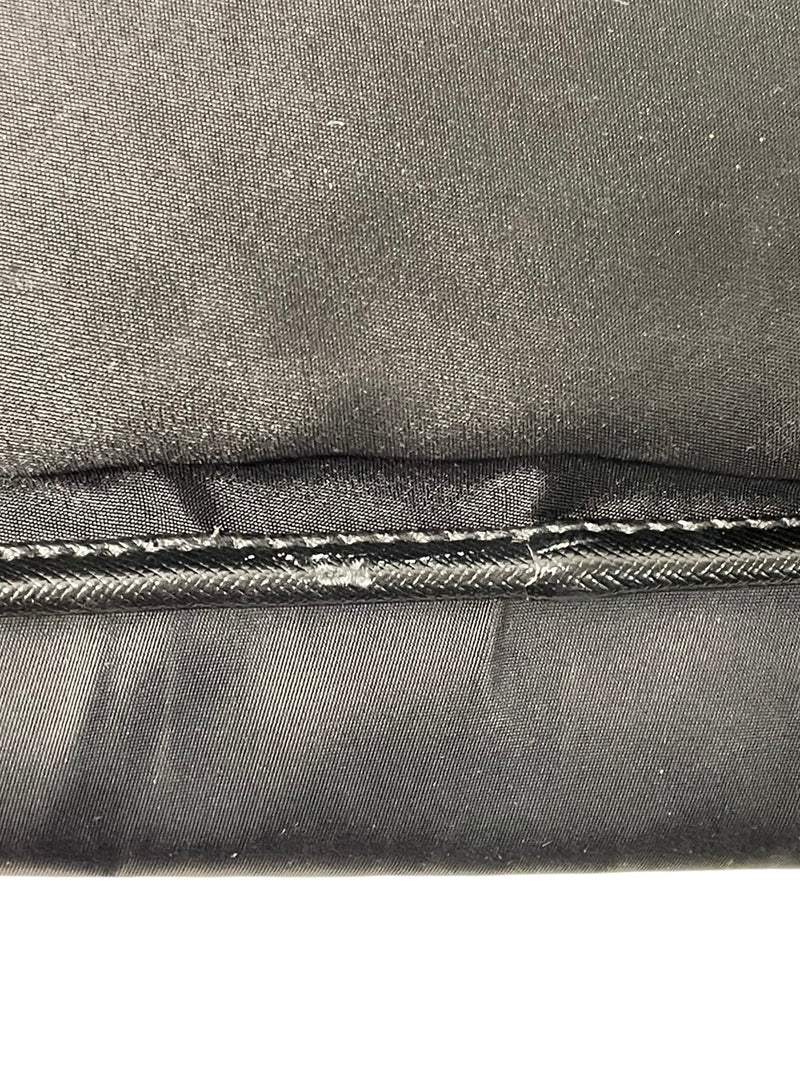 PRADA/Cross Body Bag/Nylon/BLK/CLIP BUCKLE