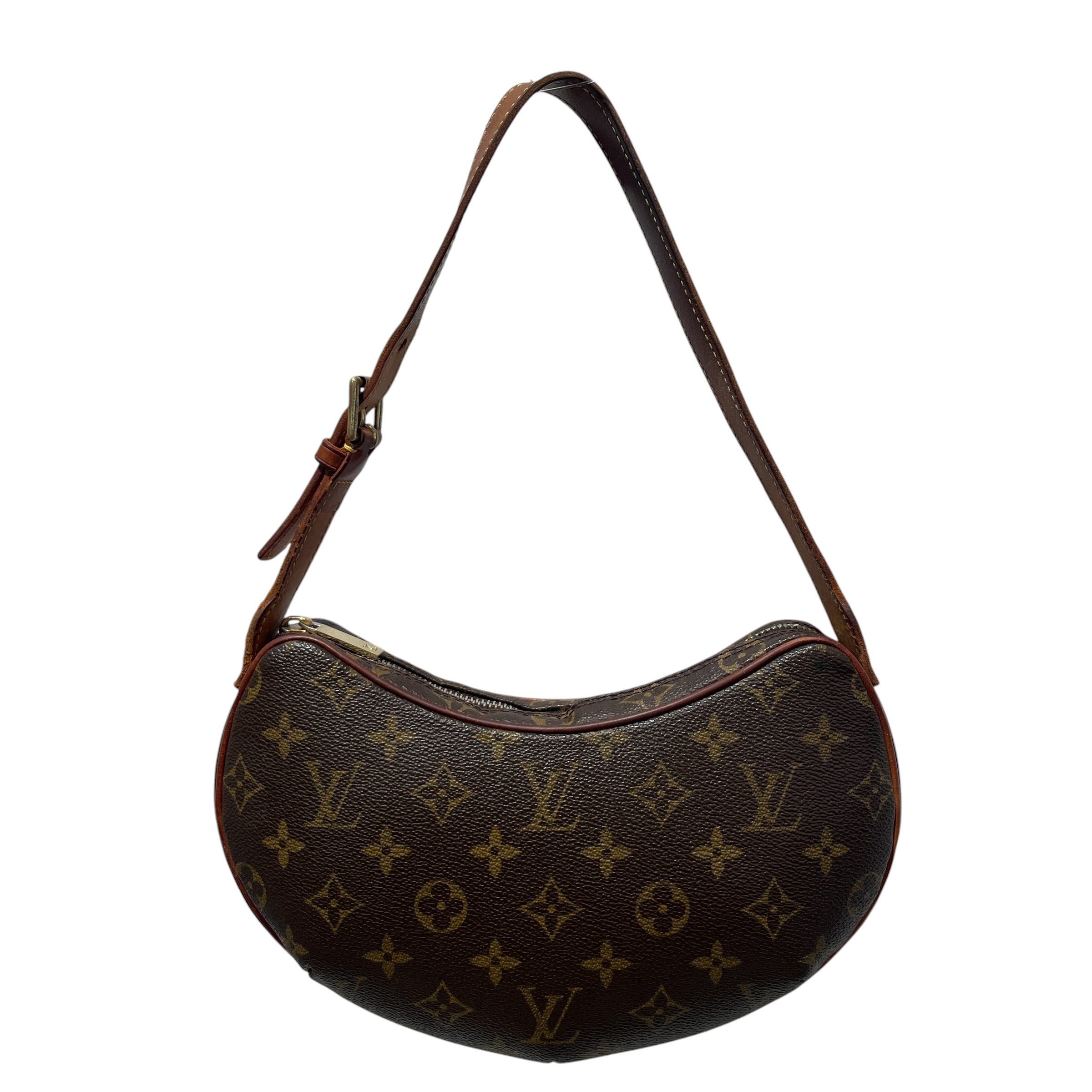LOUIS VUITTON/Hand Bag/Leather/BRW/LV MONOGRAM CROISSANT PM view 2