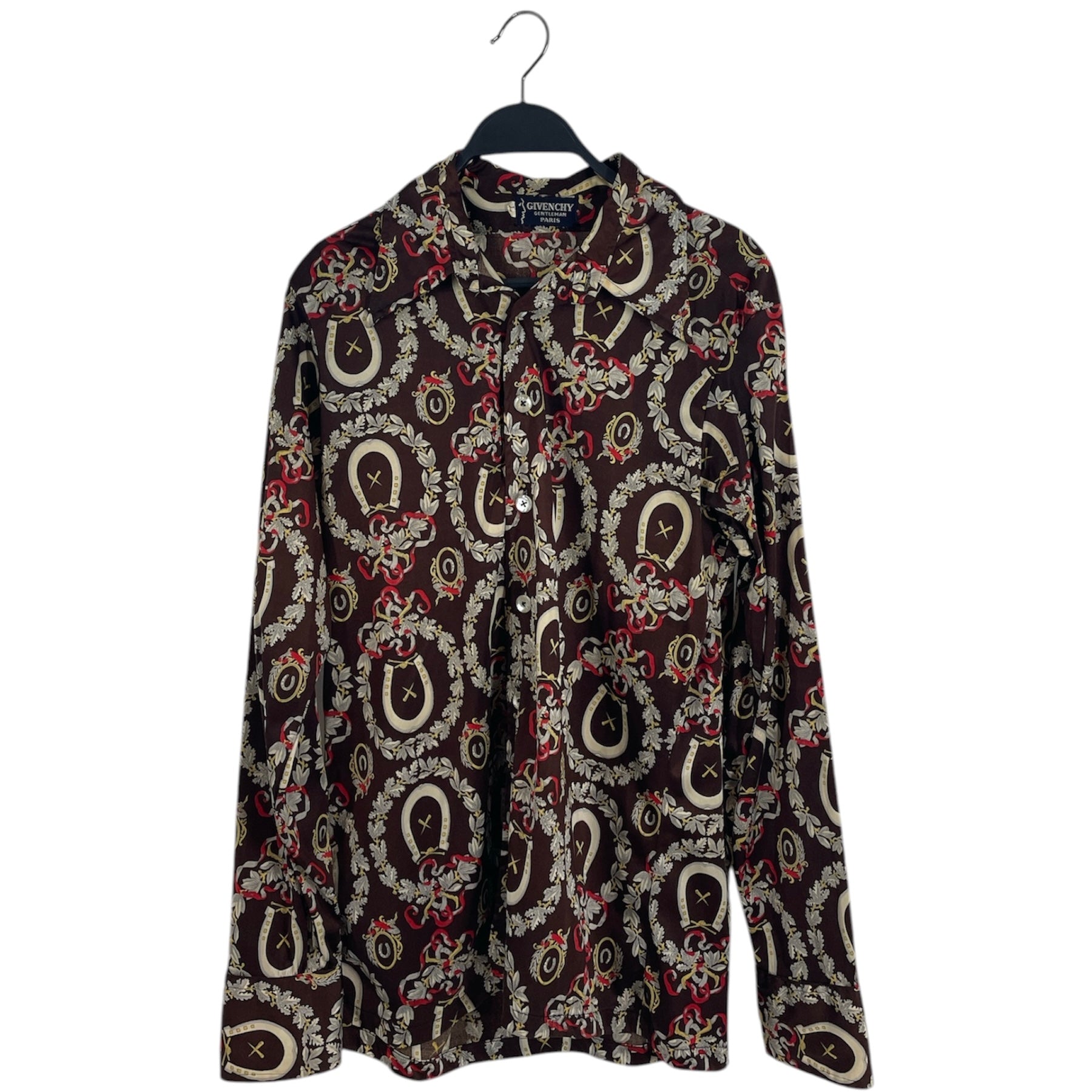 GIVENCHY/LS Shirt/L/All Over Print/Nylon/BRW/FLOWER\ view 1