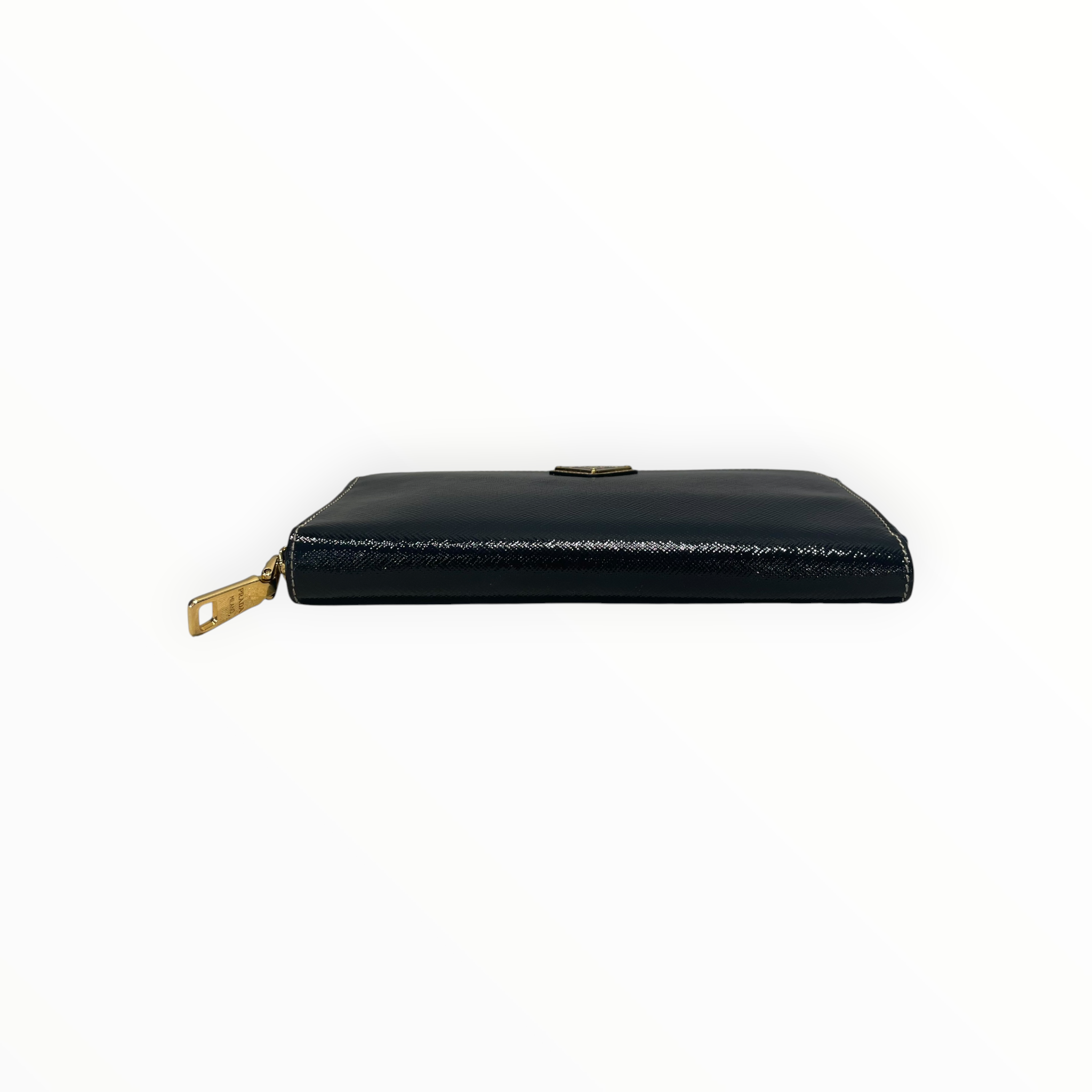 PRADA/Long Wallet/Leather/NVY/L's/SAFFIANO ALL AROUND ZIP view 3