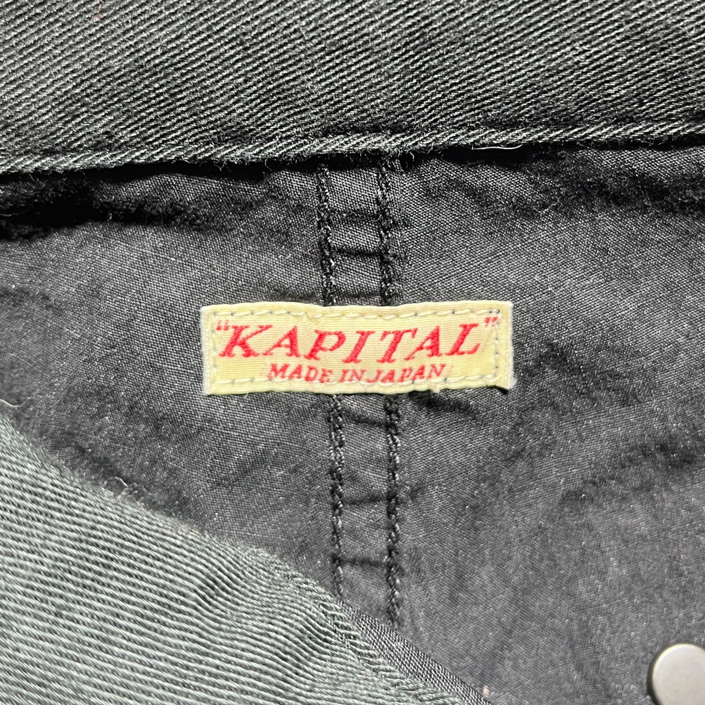 KAPITAL/Cargo Pants/1/Cotton/BLK/RIPSTOP JUMBO view 3