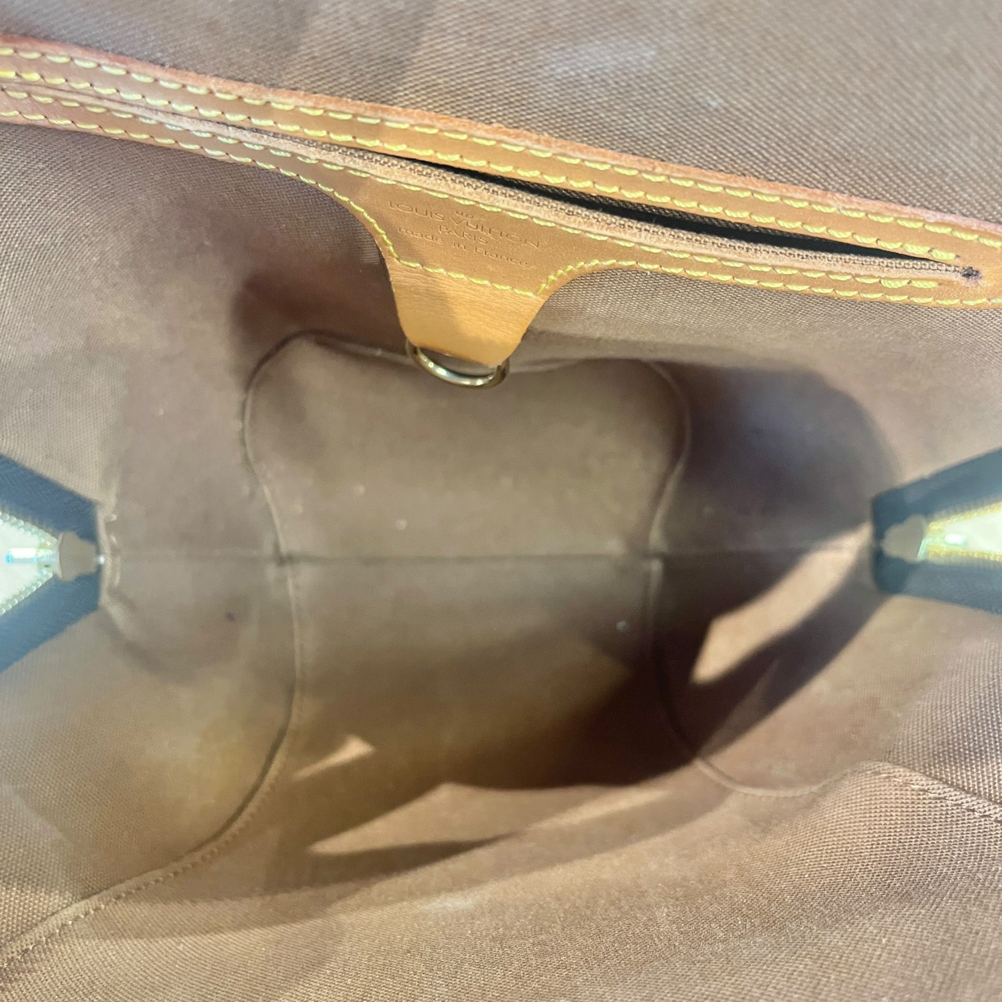 LOUIS VUITTON/Backpack/Hombre Check/Leather/BRW/MONOGRAM ELLIPSE view 4