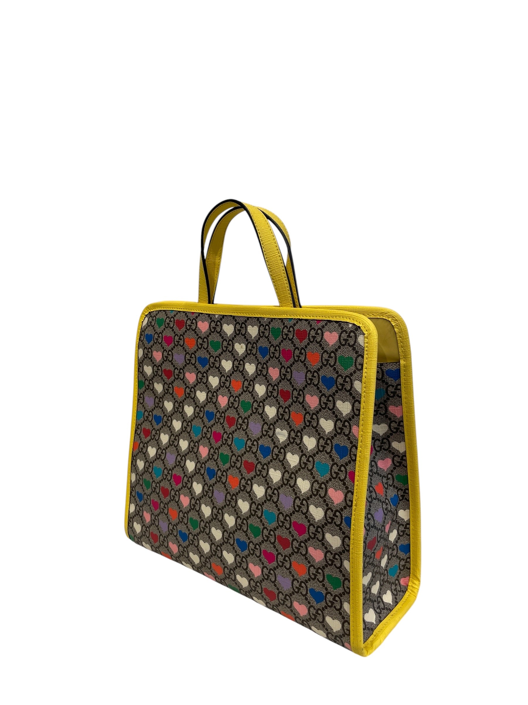 GUCCI/Tote Bag/All Over Print/Leather/MLT/GUCCI GG SUPREME HEARTS TOTE view 1