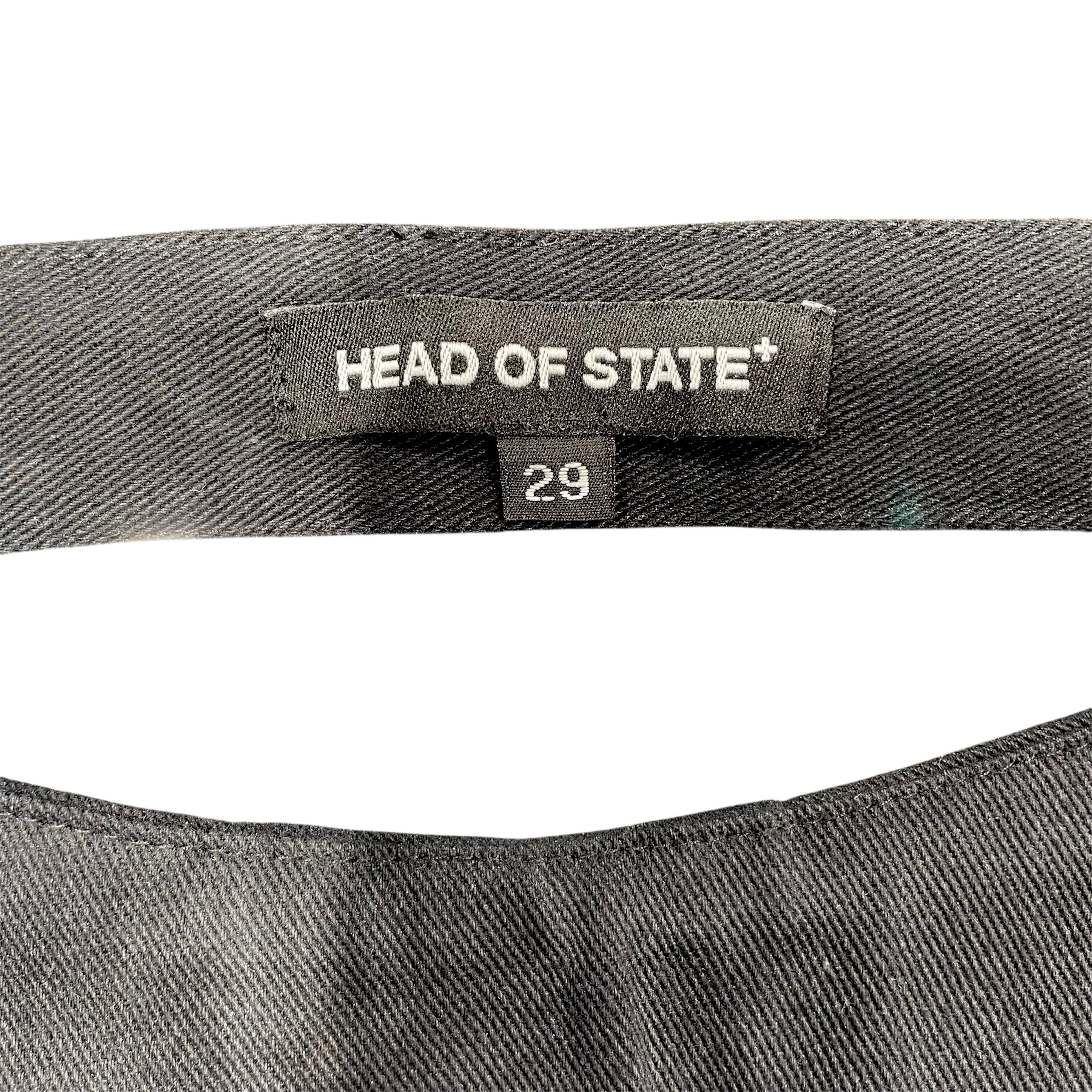 Head of state/Pants/29/Cotton/BLK/zipped knee view 3