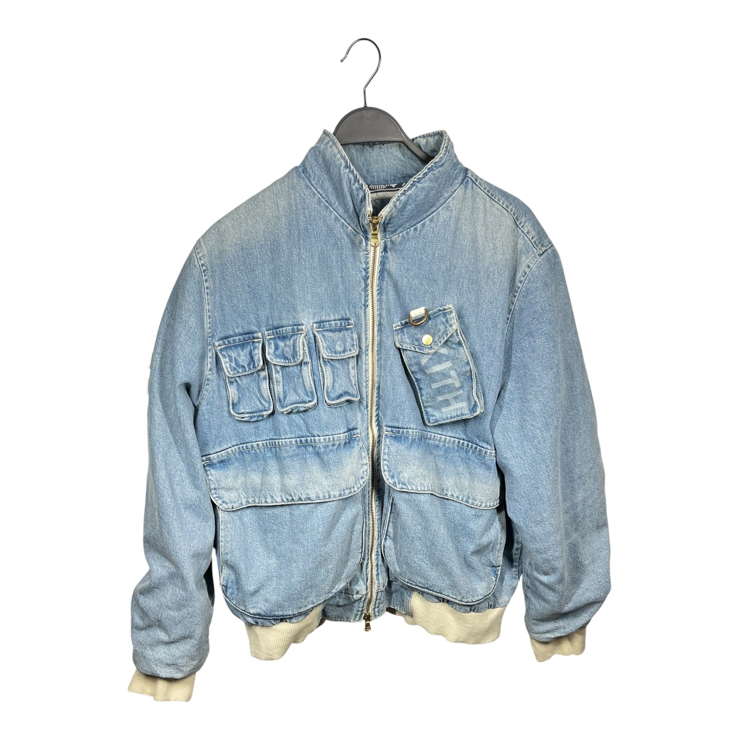 KITH/Denim Jkt/M/Cotton/BLU/Denim Aviator Bomber Jacket view 1