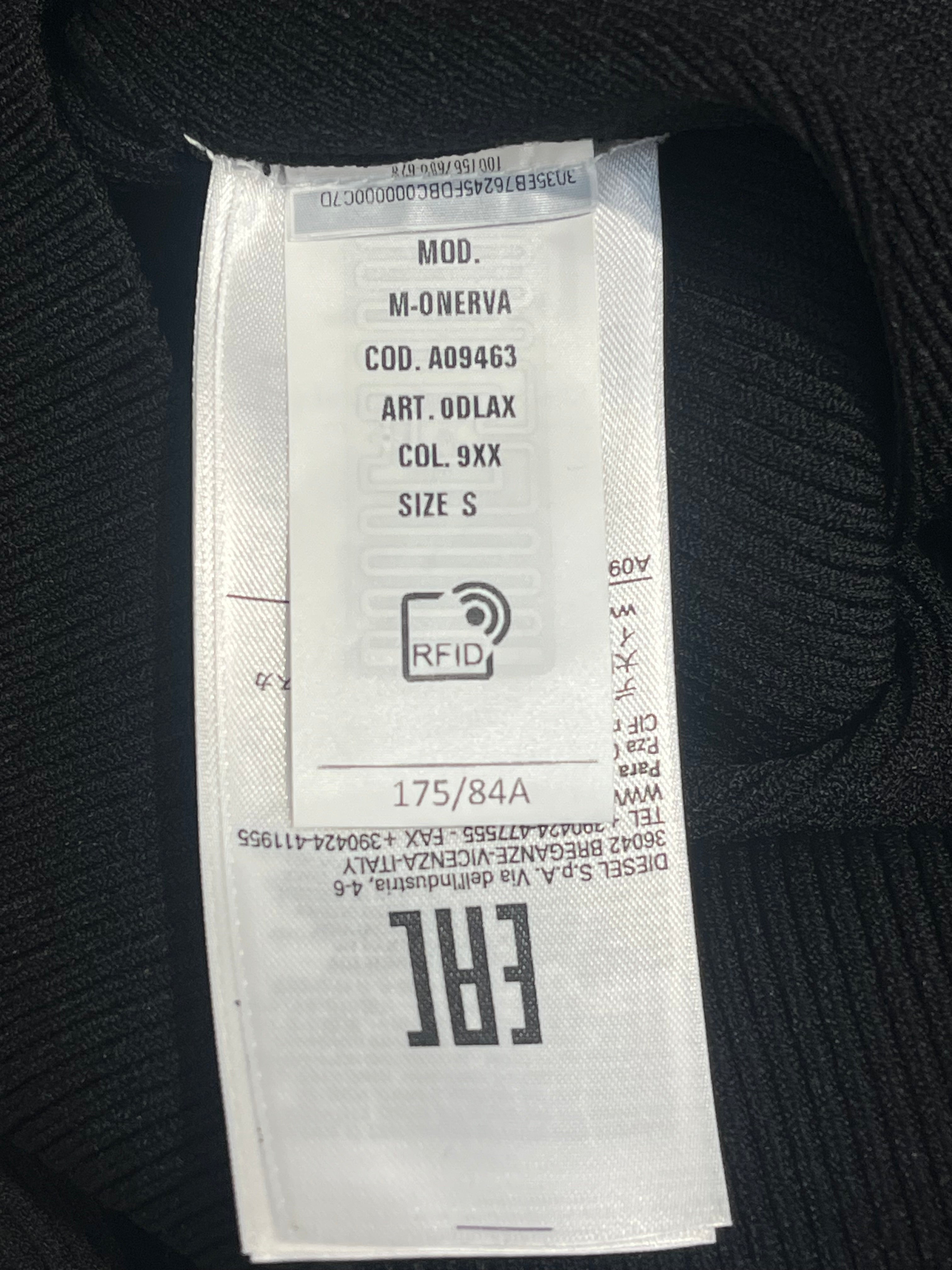 DIESEL/Dress/S/Cotton/BLK/Midi Length/Caddix Mini Dress view 4