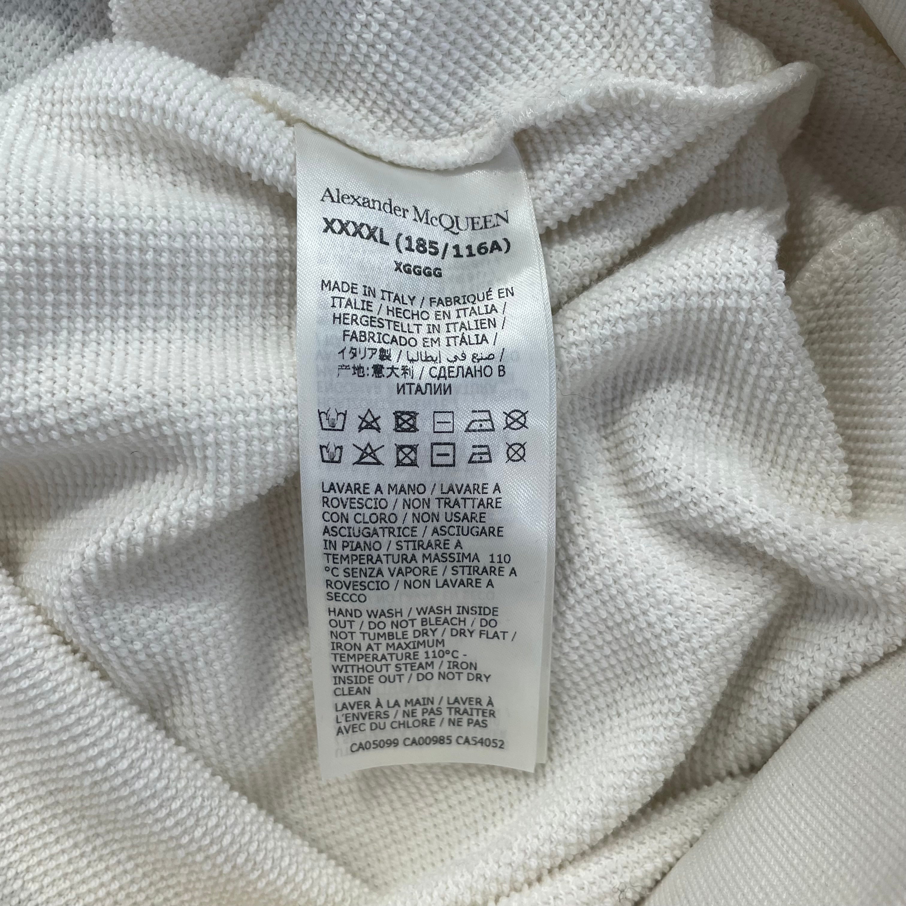 Alexander McQueen/Sweatshirt/XXXXL/Cotton/WHT/ view 4