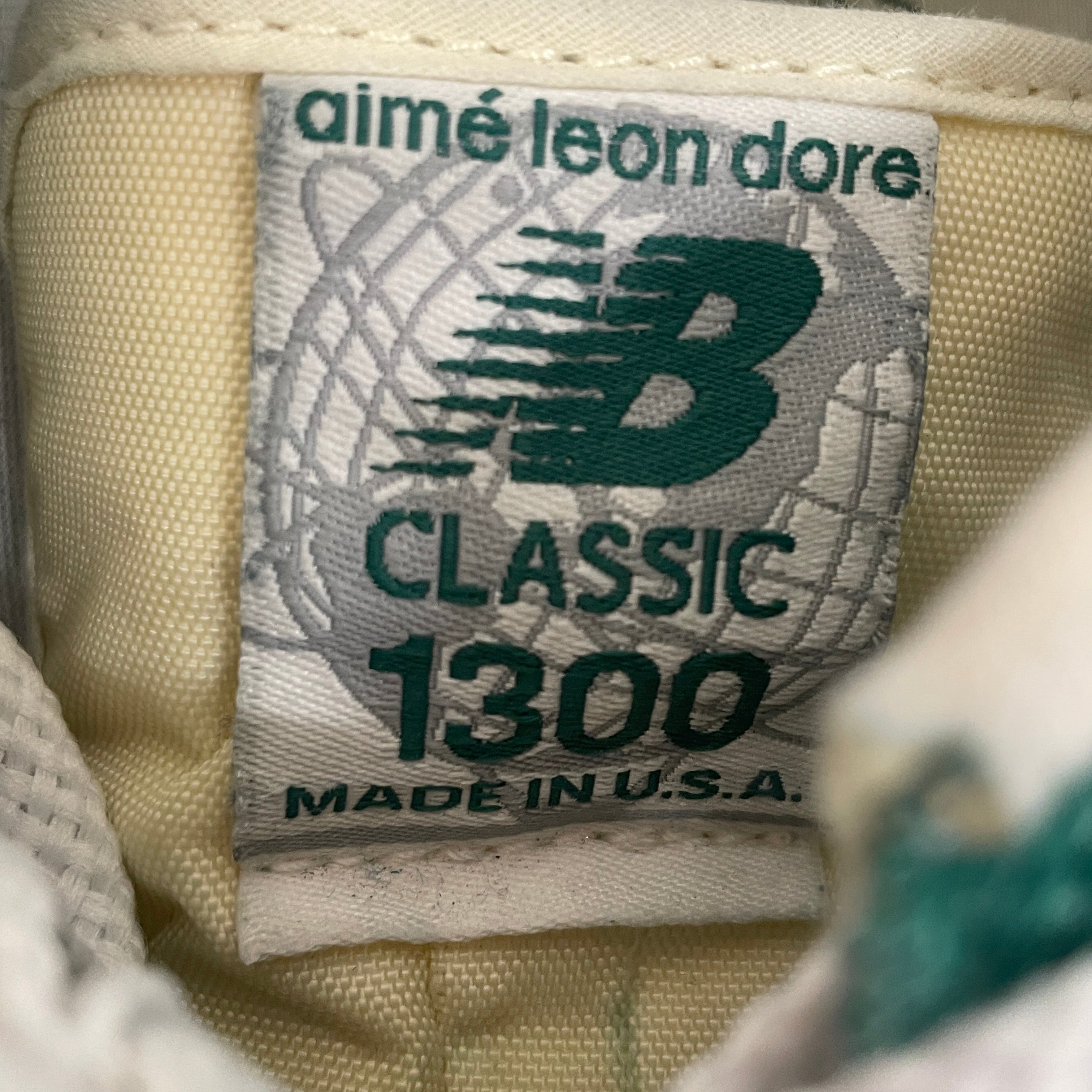 NEW BALANCE/AIME LEON DORE/Low-Sneakers/US 9.5/GRN/Botanical Green view 4