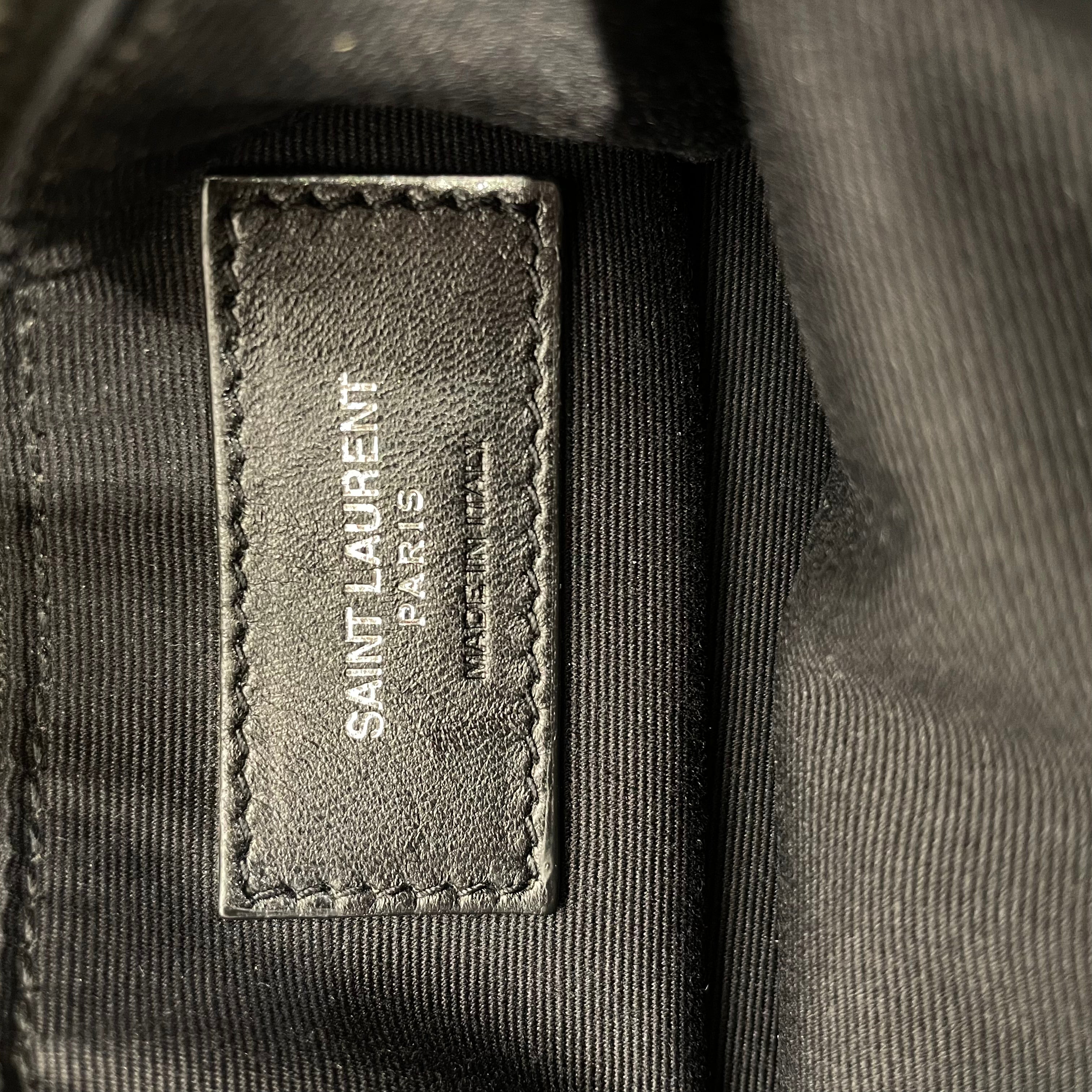 SAINT LAURENT/Cross Body Bag/Leather/NVY/LOULOU MEDIUM view 5