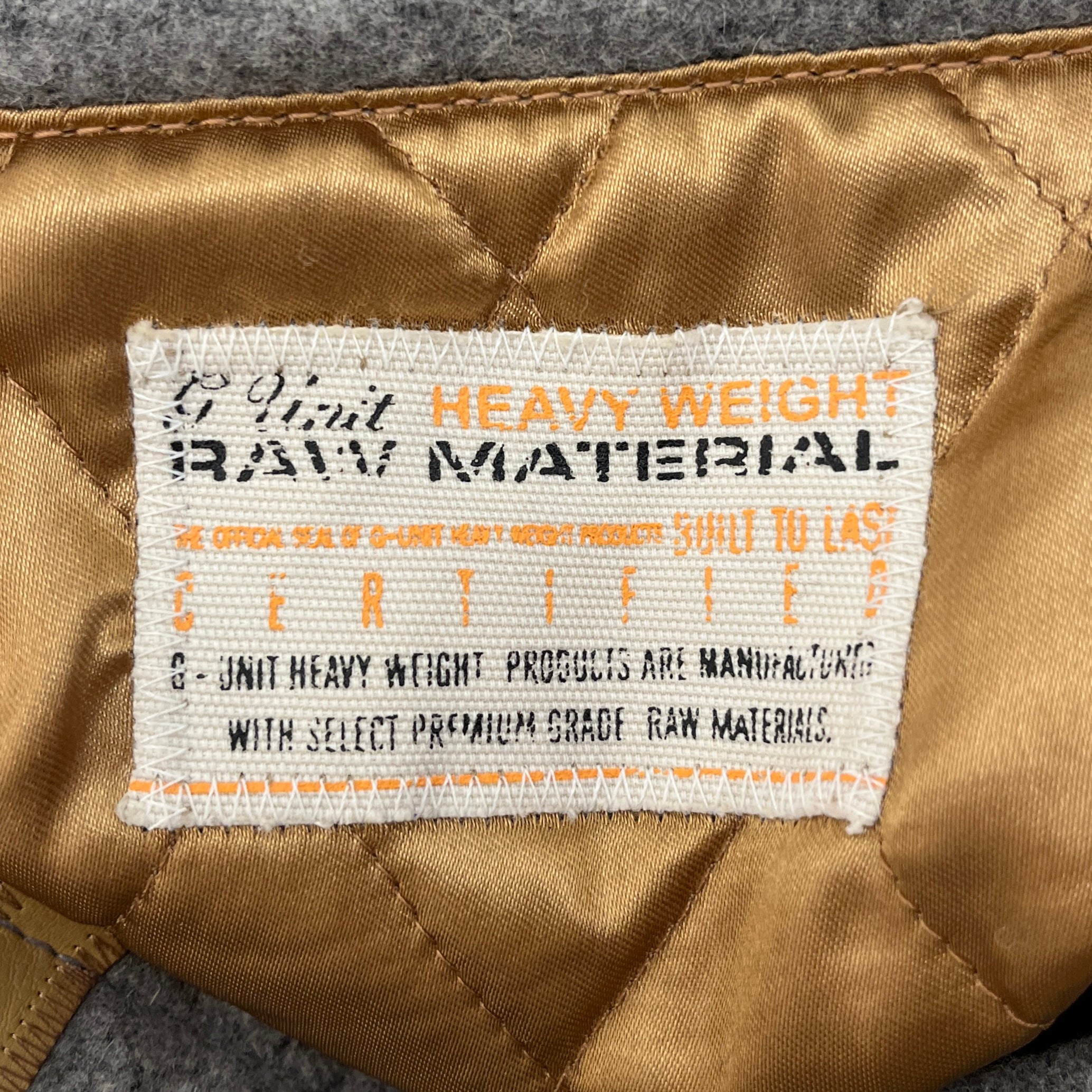 G UNIT/Leather Jkt/L/Wool/GRY/ view 4