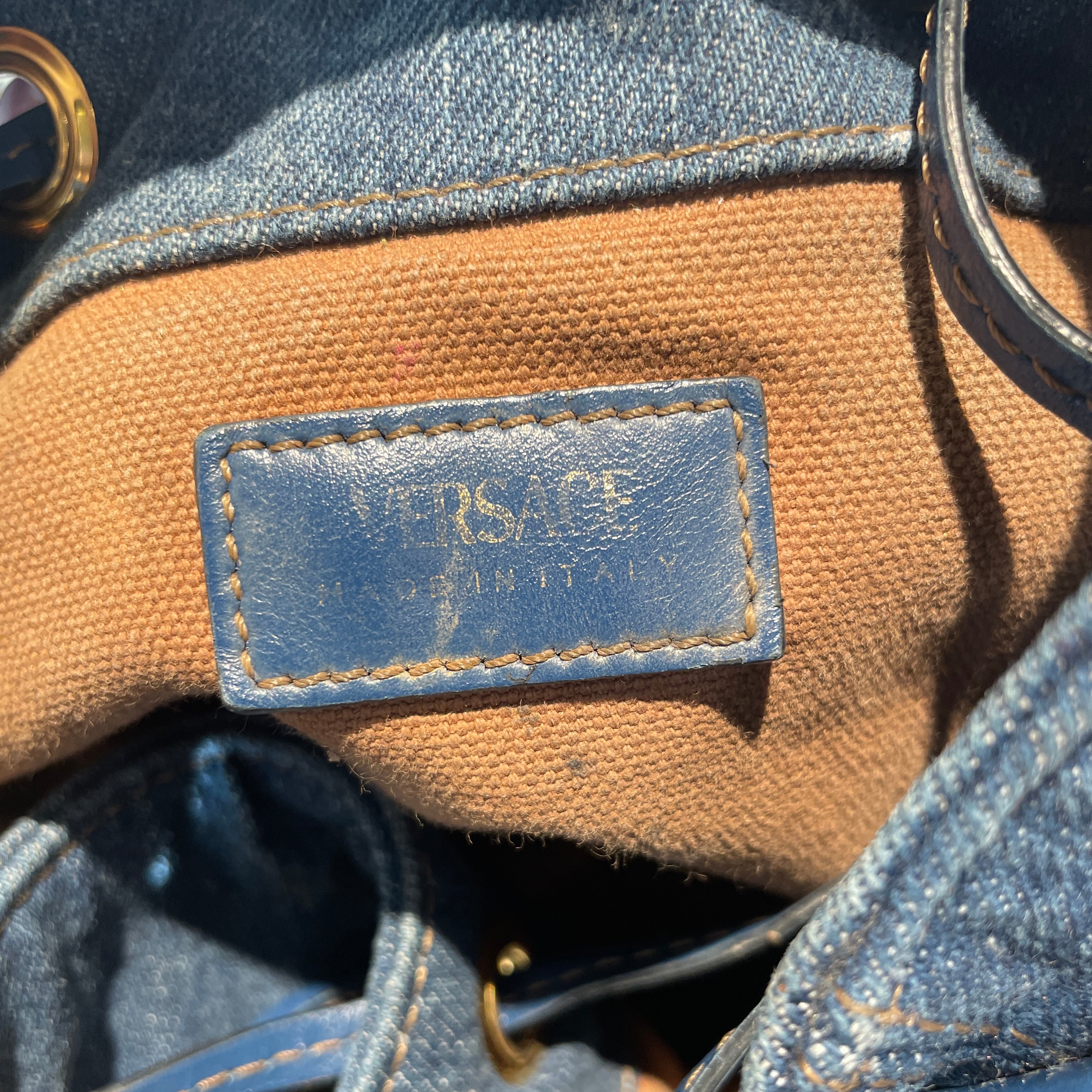 VERSACE/Hand Bag/Denim/BLU/ view 6