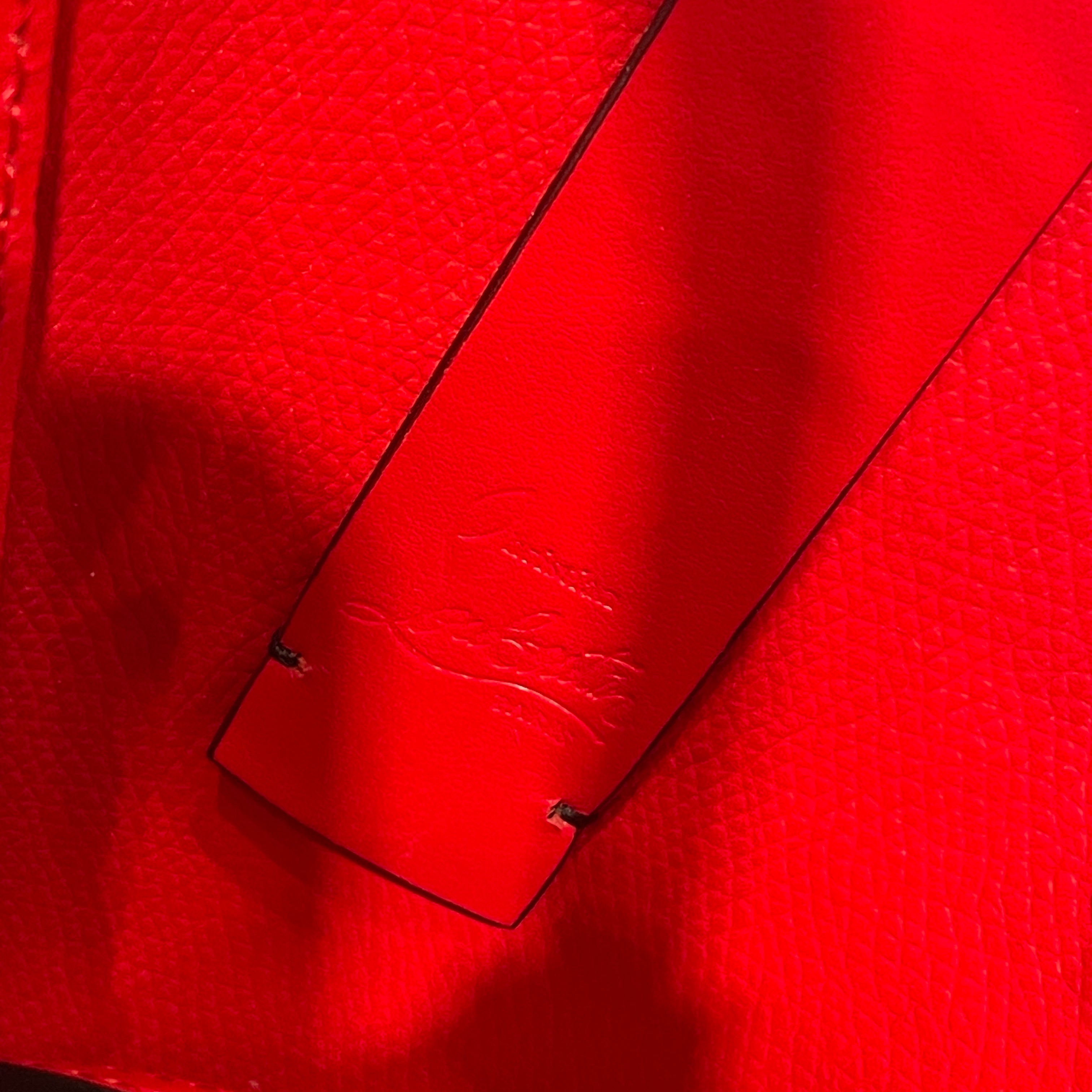 Christian Louboutin/Cross Body Bag/Leather/BLK/Rockstud Cabata North South view 6