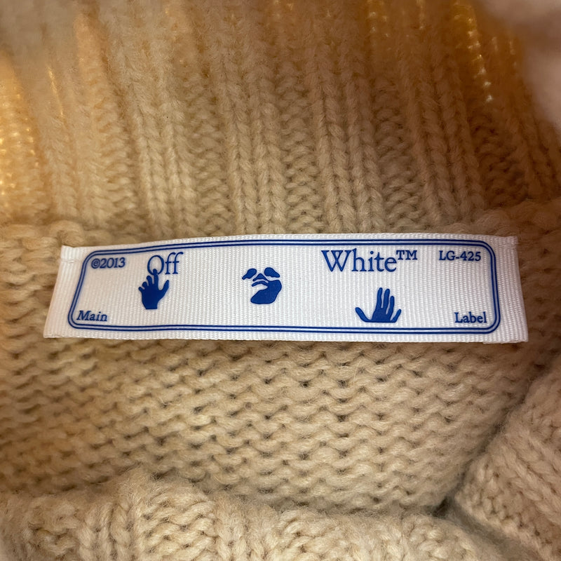 OFF-WHITE/Sweater/38/Wool/KHK/