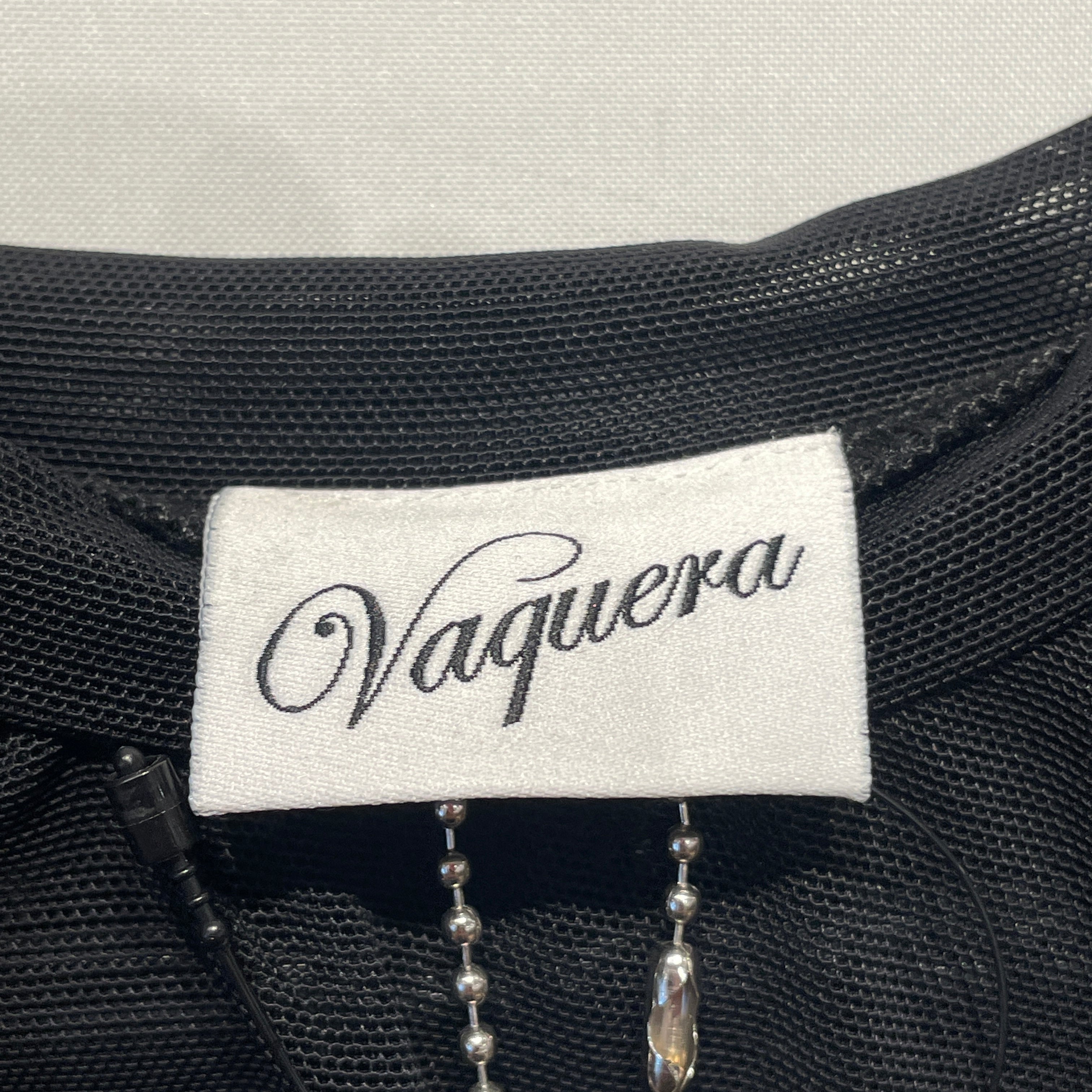 Vaquera/LS Cut & Sew/L/Polyester/BLK/TWIST AND GATHERS view 3