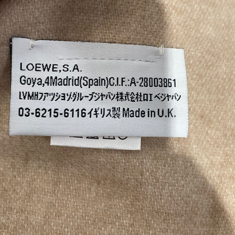 LOEWE/Muffler Scarf/Wool/CRM/