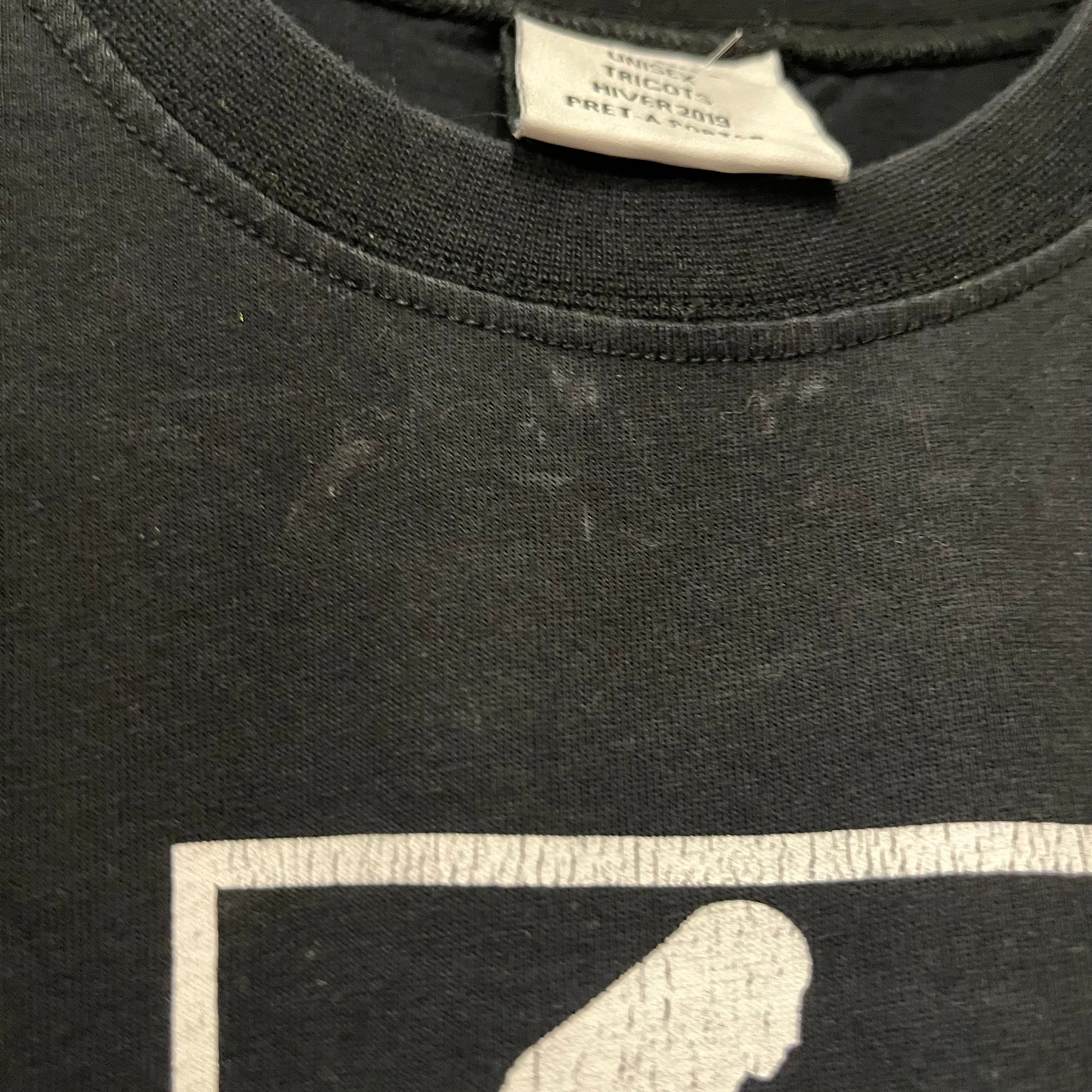 VETEMENTS/T-Shirt/S/Cotton/BLK/virgo view 4