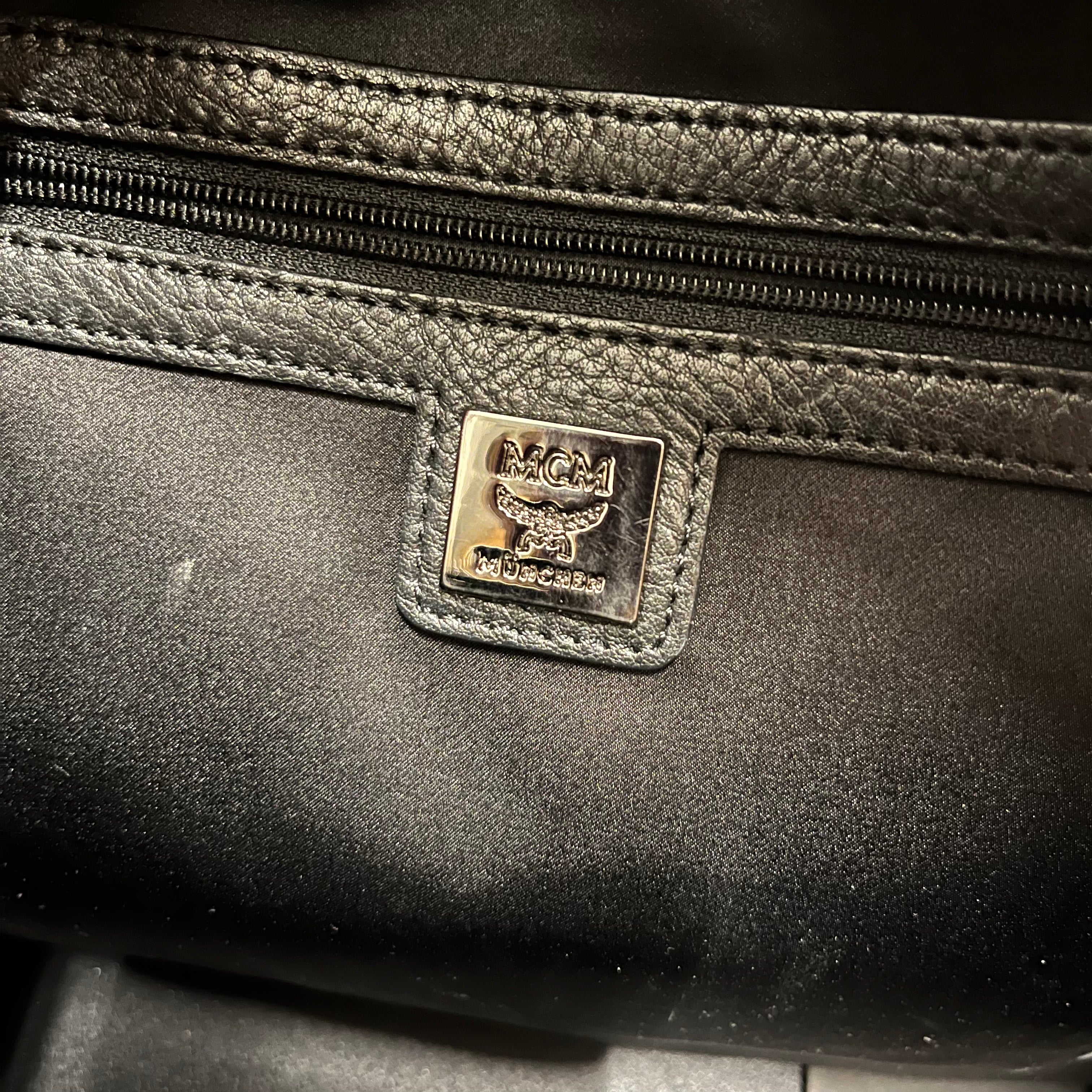 MCM/Backpack/Animal Pattern/Leather/WHT/zebra backpac view 6
