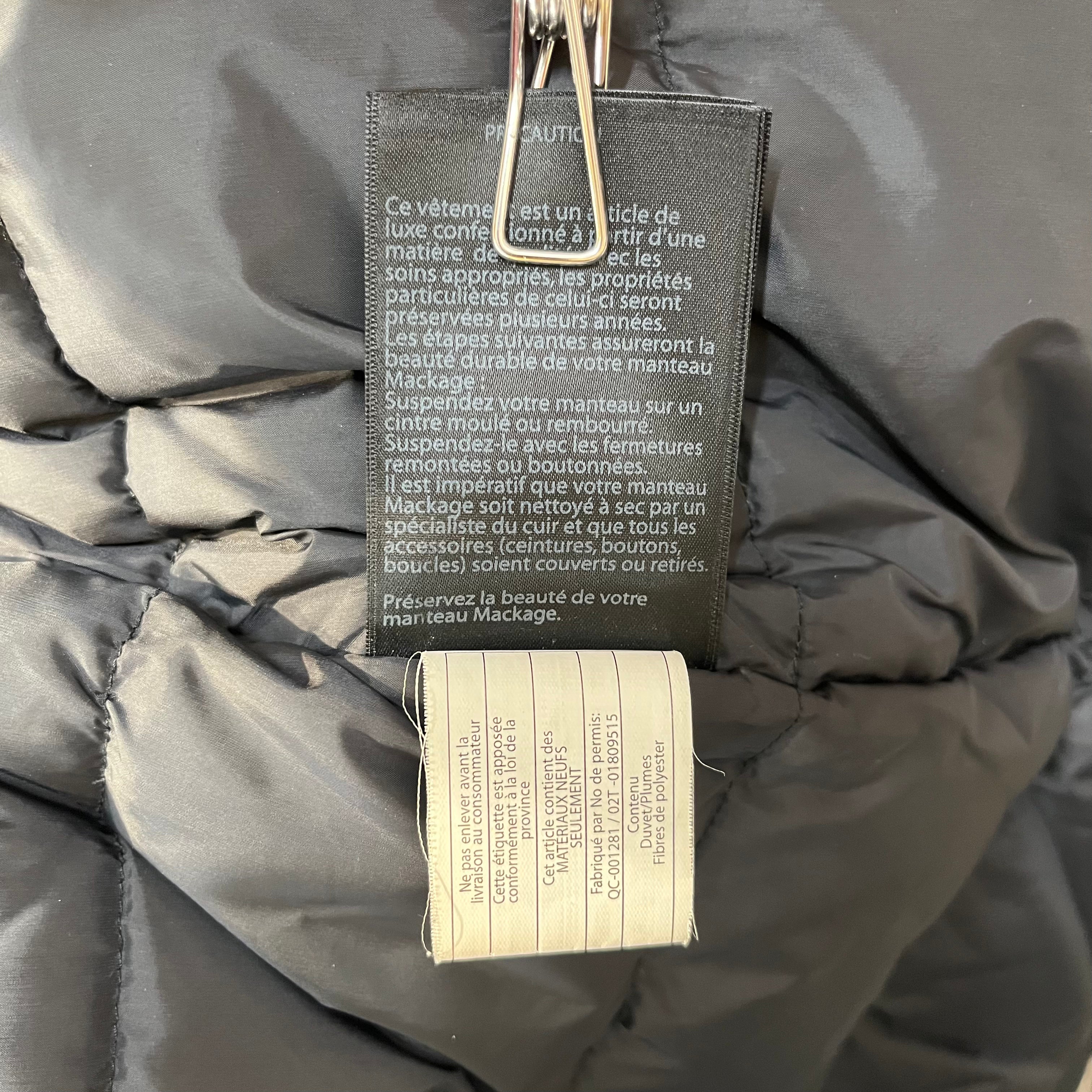 MACKAGE/Coat/XXS/Cotton/BLK/16904 view 5