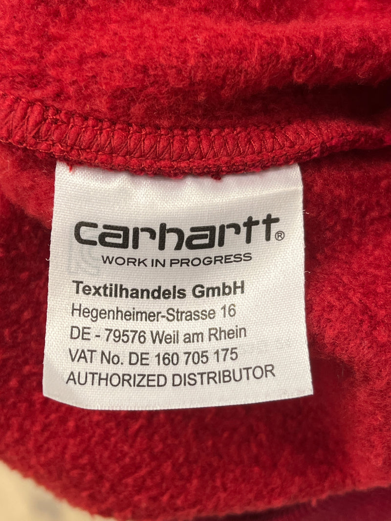 CARHARTT WIP/Hoodie/M/Cotton/RED/SLEEVELESS HOODIE