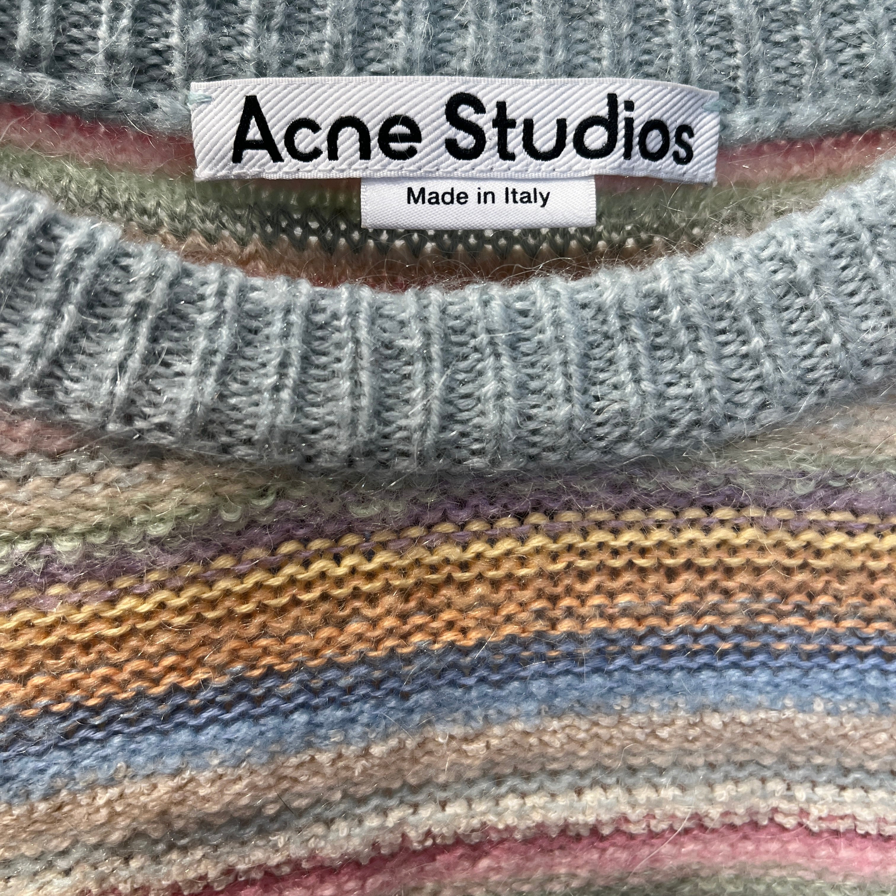 Acne Studios/Sweater/XS/Stripe/MLT/KAWRA STRIPED WOOL-BLEND view 3