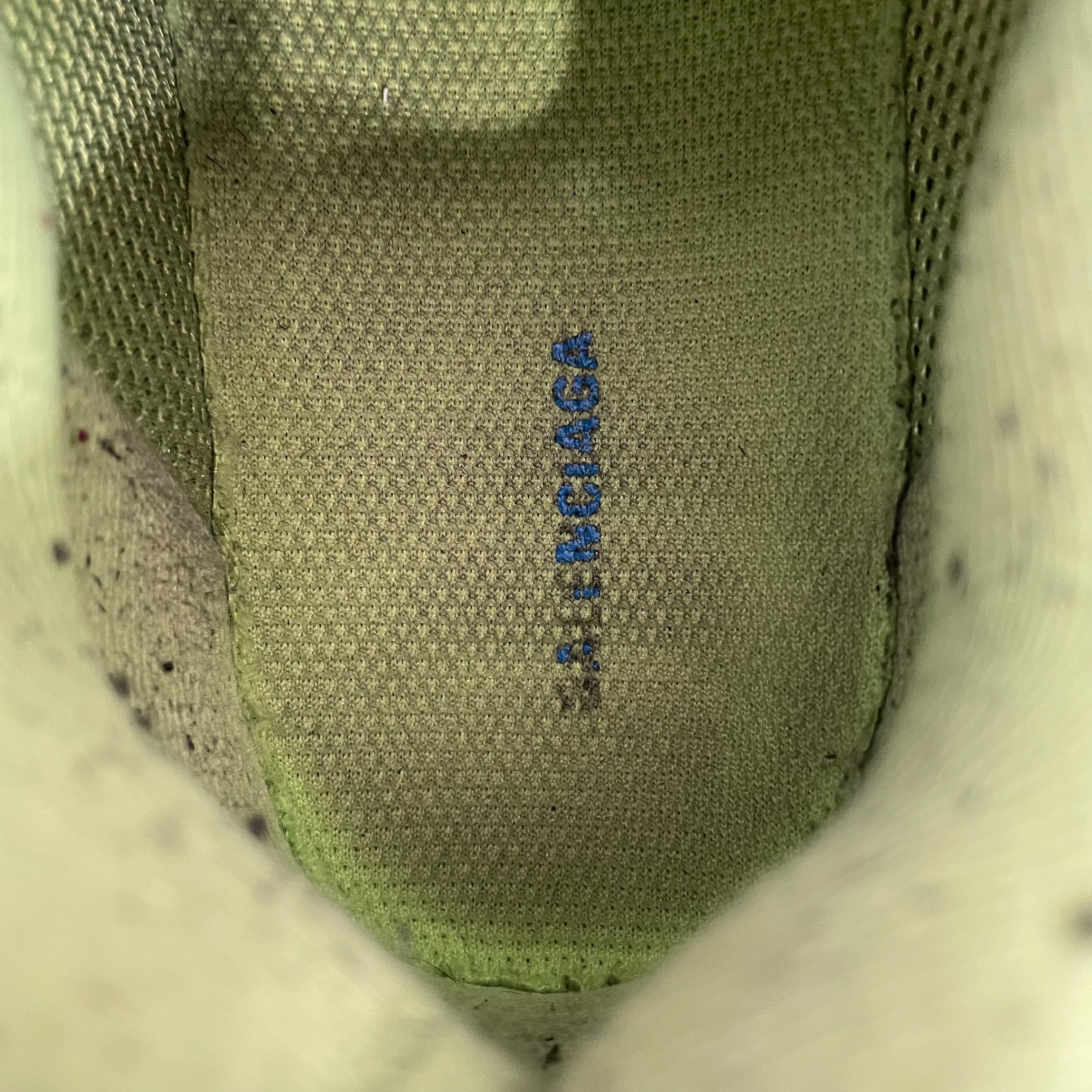 BALENCIAGA/Low-Sneakers/EU 41/Cotton/BLK/TRACK 2 GREEN AND BLUE view 3