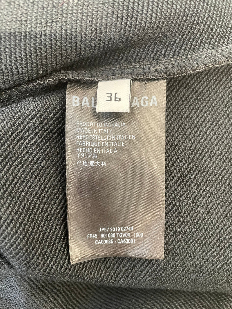BALENCIAGA/Dress/36/Polyester/BLK/OFF THE SHOULDER WT POCKETS