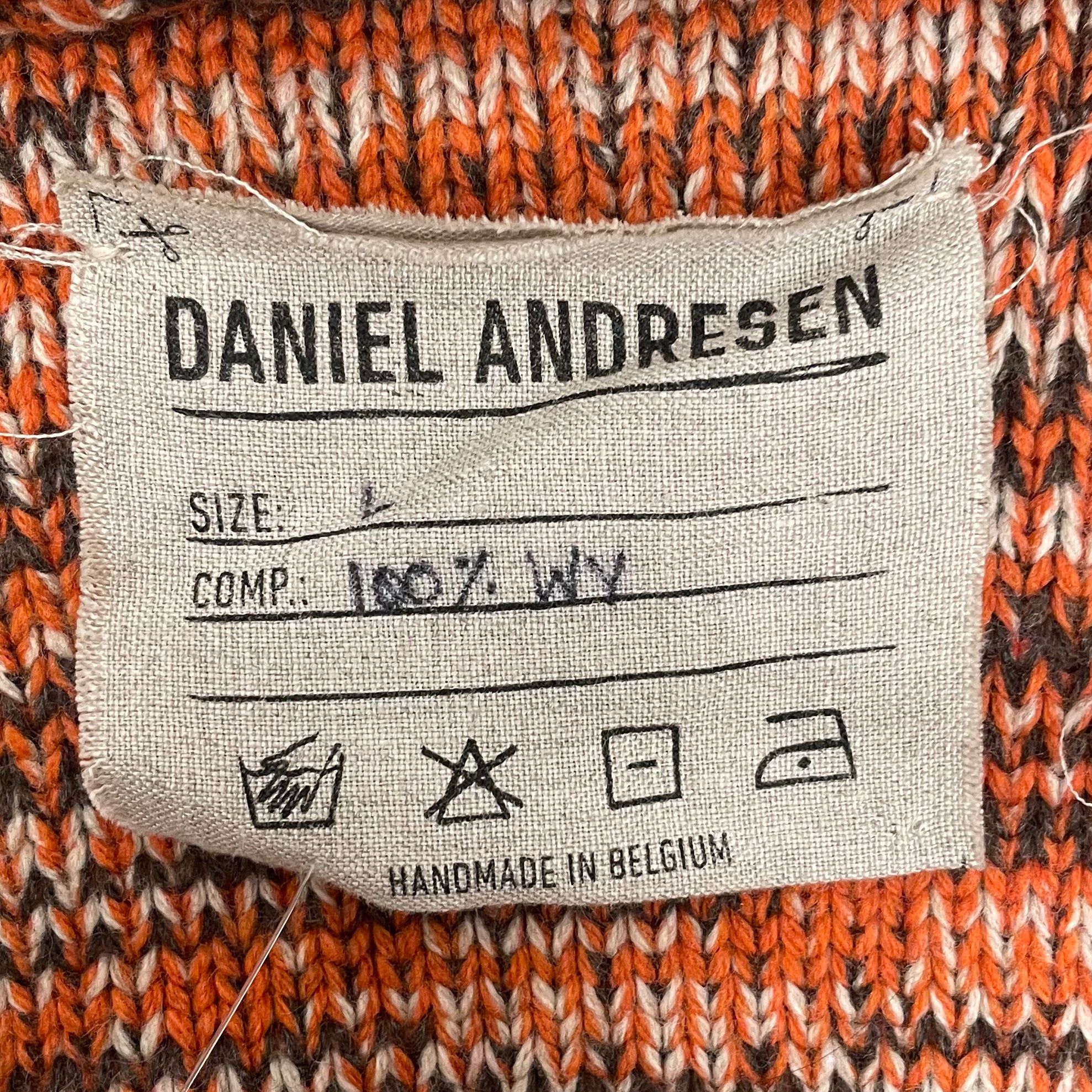 DANIEL ANDRESEN/Heavy Cardigan/Wool/ORN/HEAVY WOOL view 3