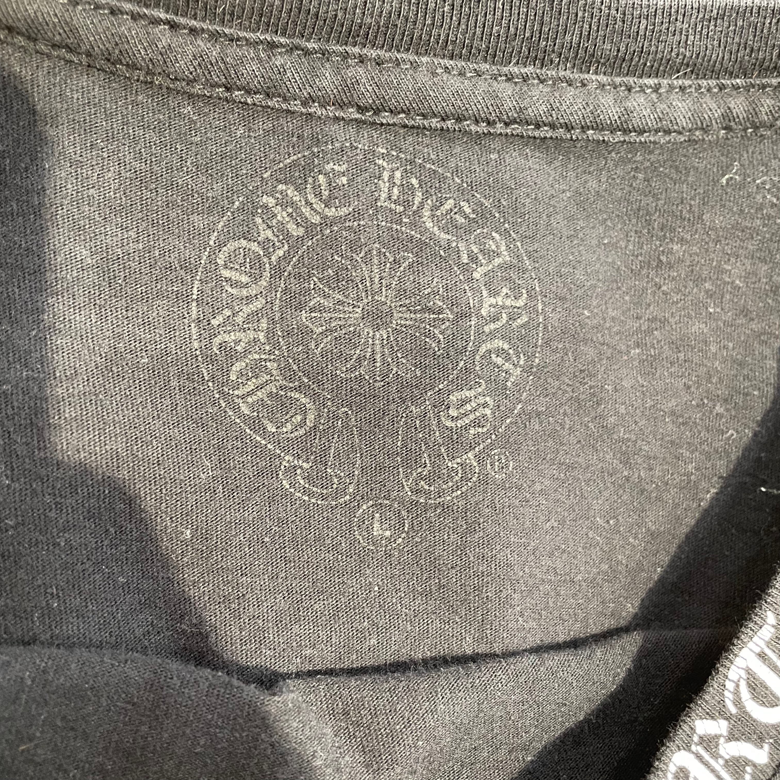 CHROME HEARTS/T-Shirt/L/Cotton/BLK/pocket tee view 3