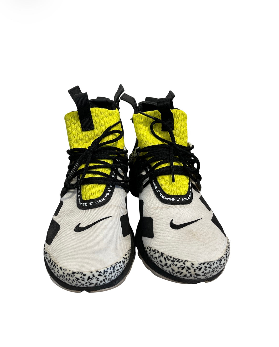NIKE/ACRONYM/Hi-Sneakers/US 8/Nylon/BLK/air presto mid view 1