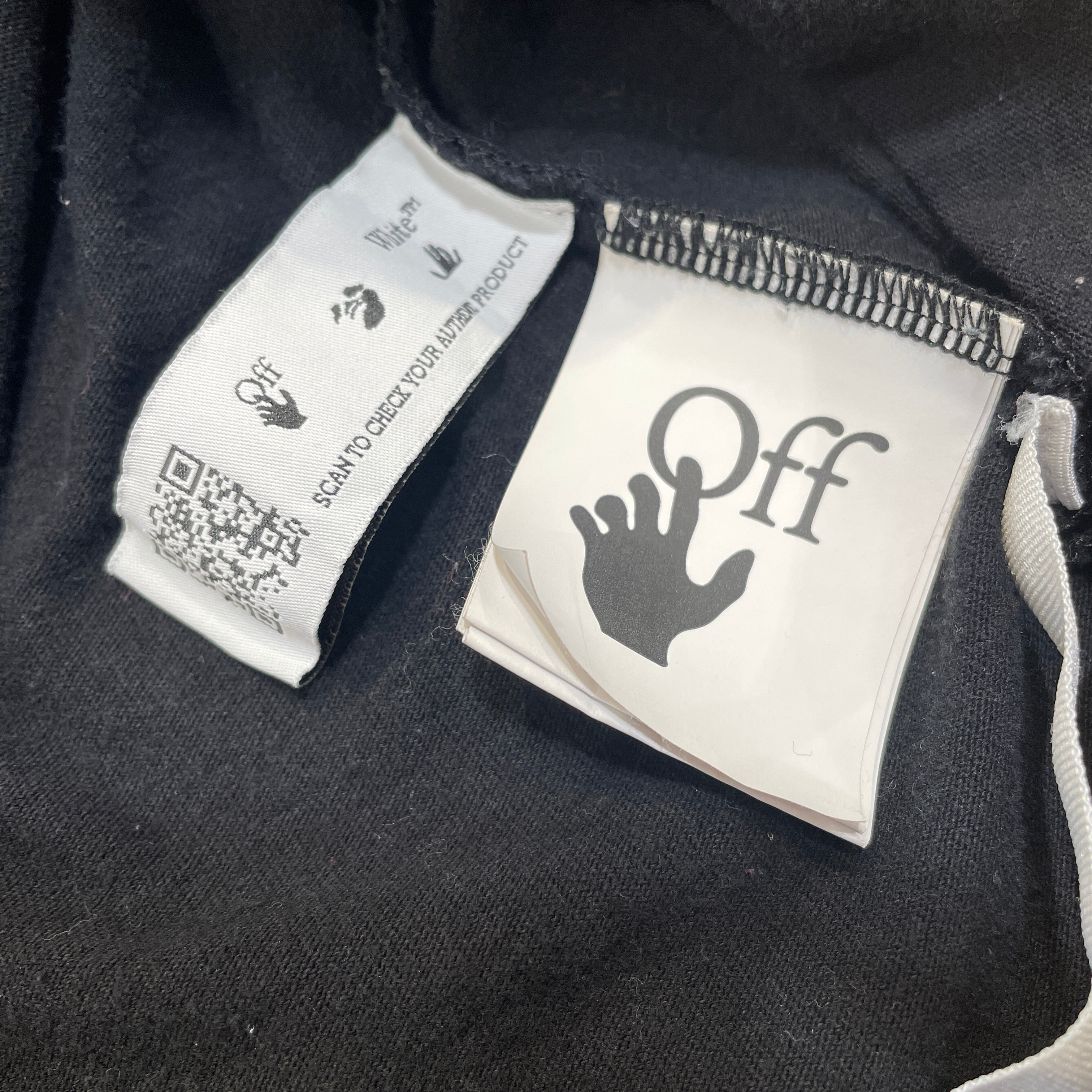OFF-WHITE/T-Shirt/L/Cotton/BLK/Graphic/ view 4