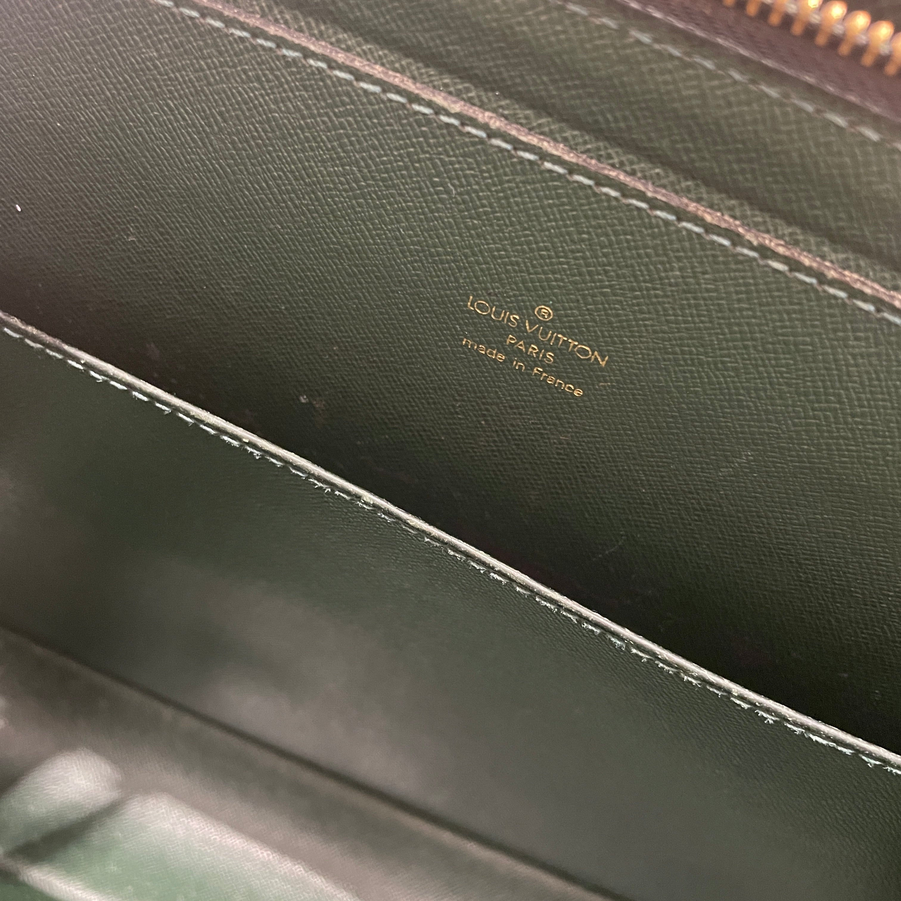 LOUIS VUITTON/Bag/Leather/GRN/Taiga Lozan Attachge Briefcase view 4