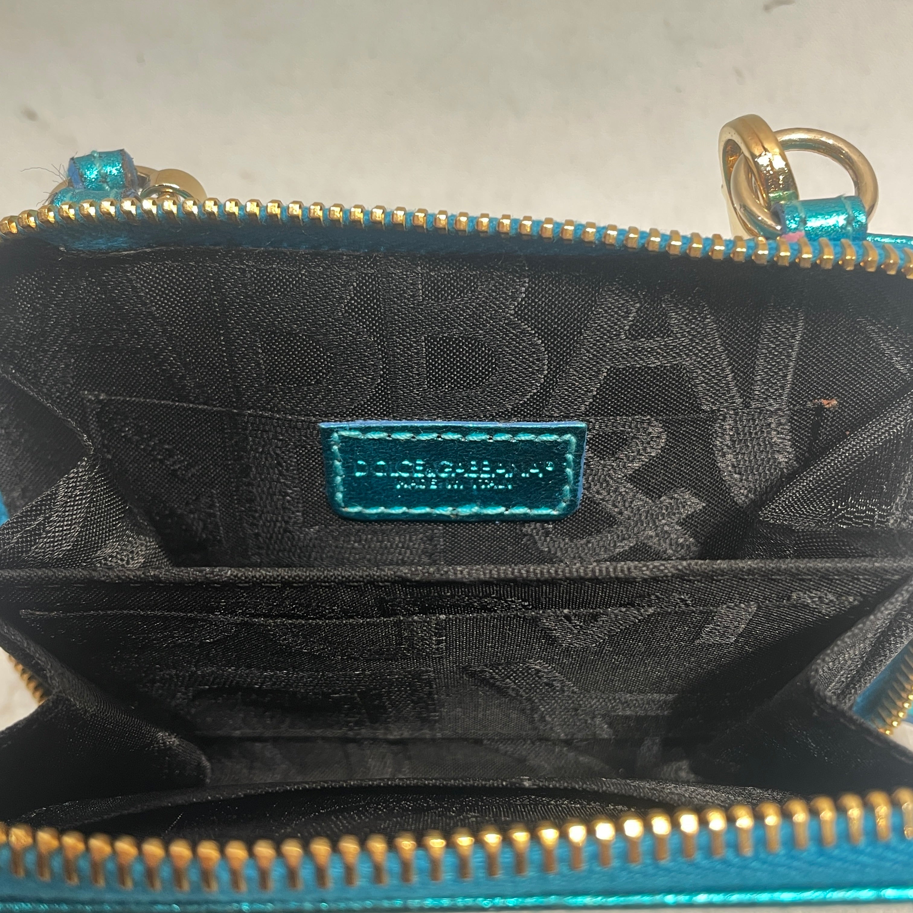 DOLCE&GABBANA/Coin Wallet/Leather/BLU/ view 6