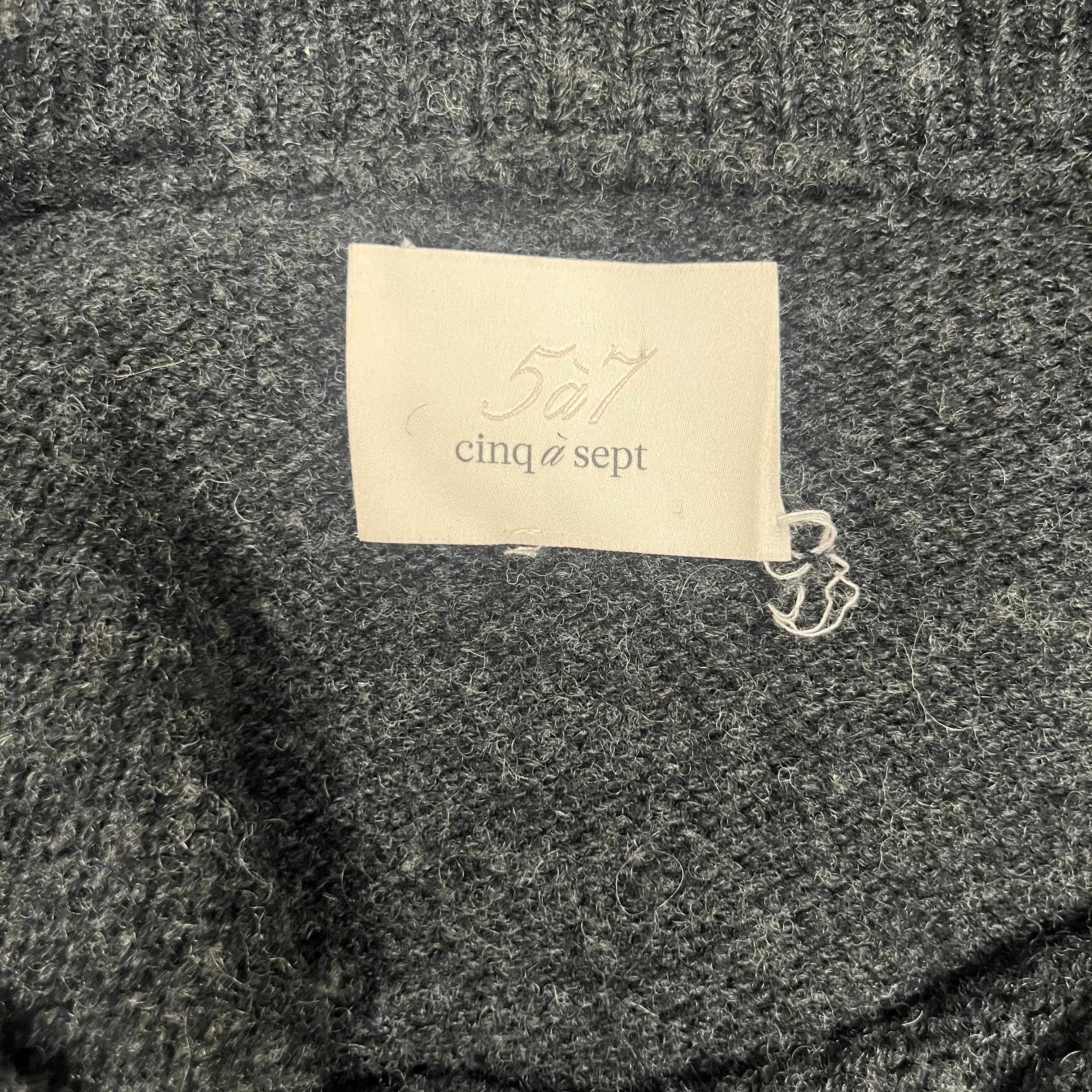 Cinq a Sept/Sweater/S/Cotton/GRY/ view 3