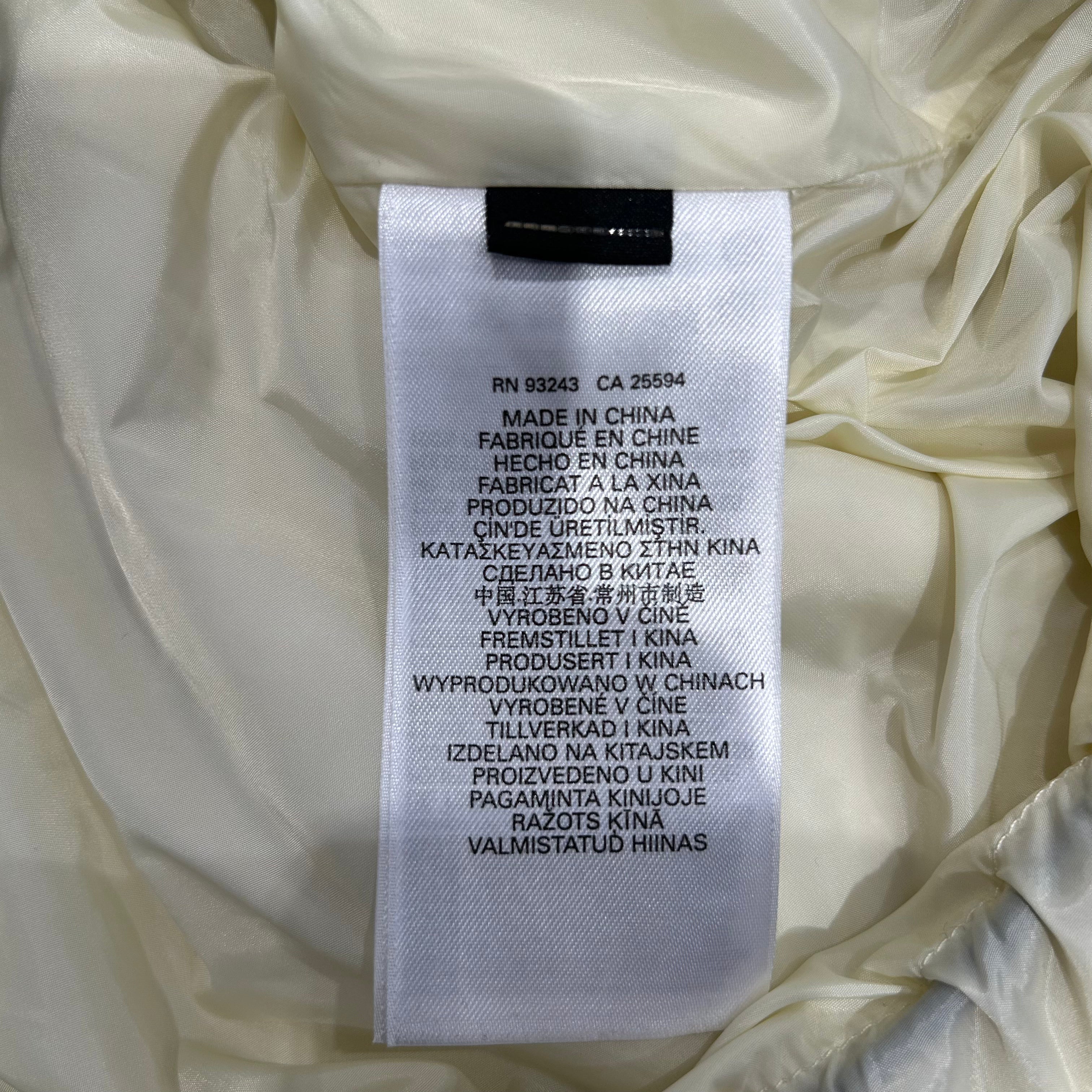 DIESEL/Fleece Jkt/S/Cotton/WHT/STITCHED LOGO ON BACK view 4