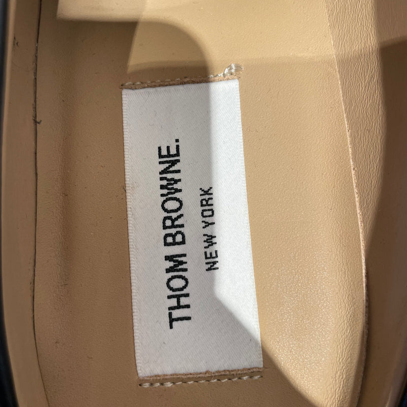 THOM BROWNE. NEW YORK/Low-Sneakers/US 8/Leather/BLK/