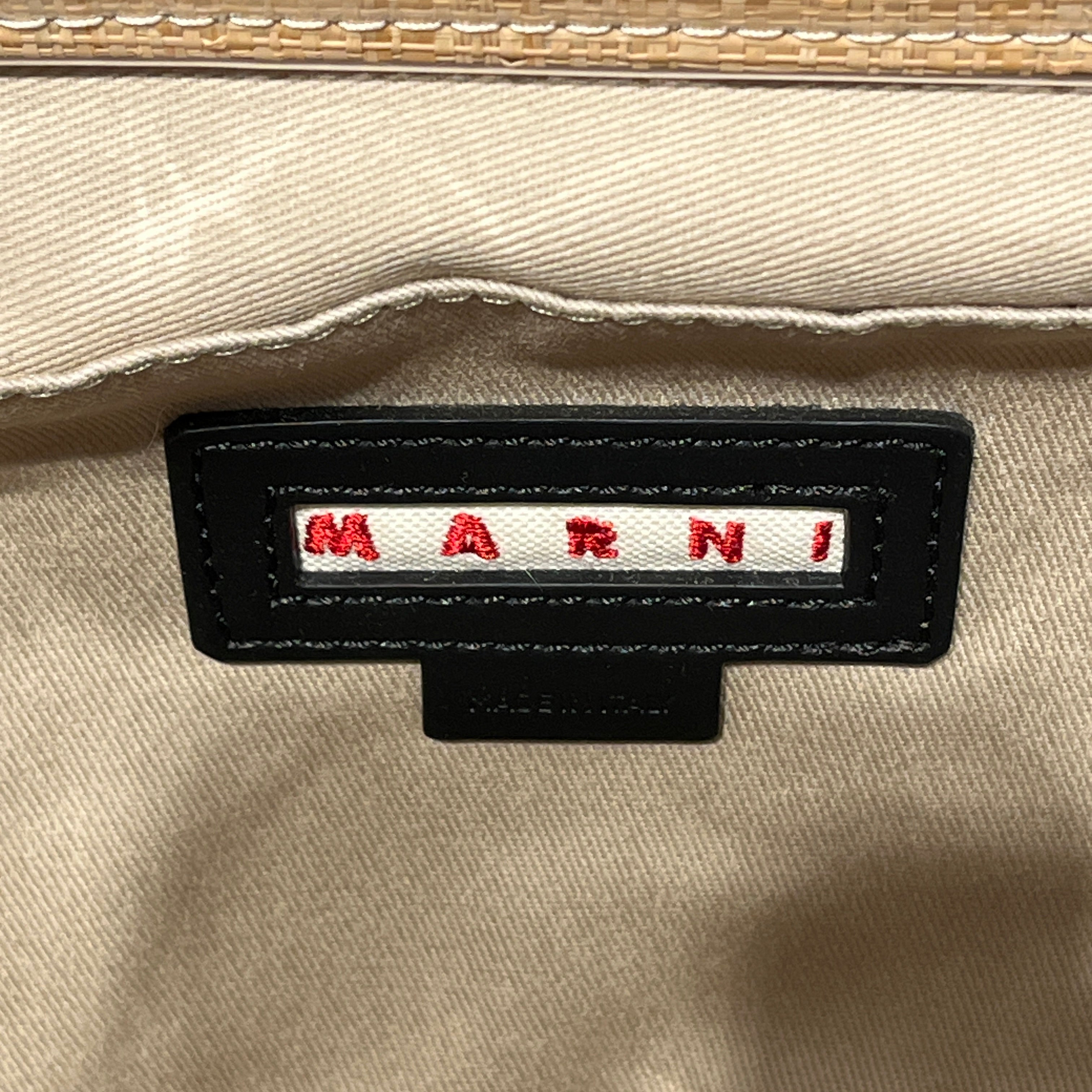 MARNI/Tote Bag/Hemp/BEG/glossy grip tote view 5