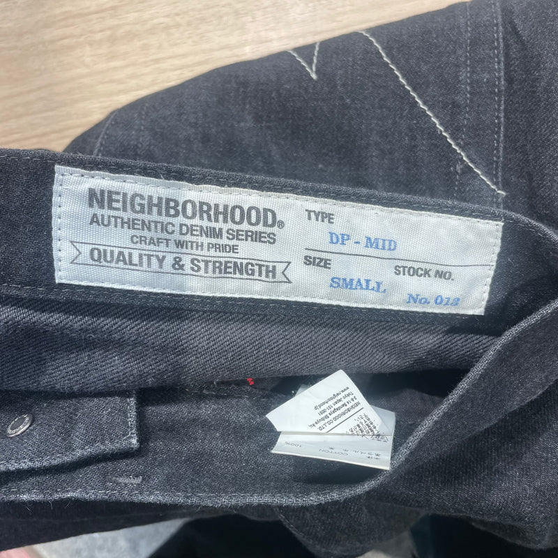 NEIGHBORHOOD/Straight Pants/Black/