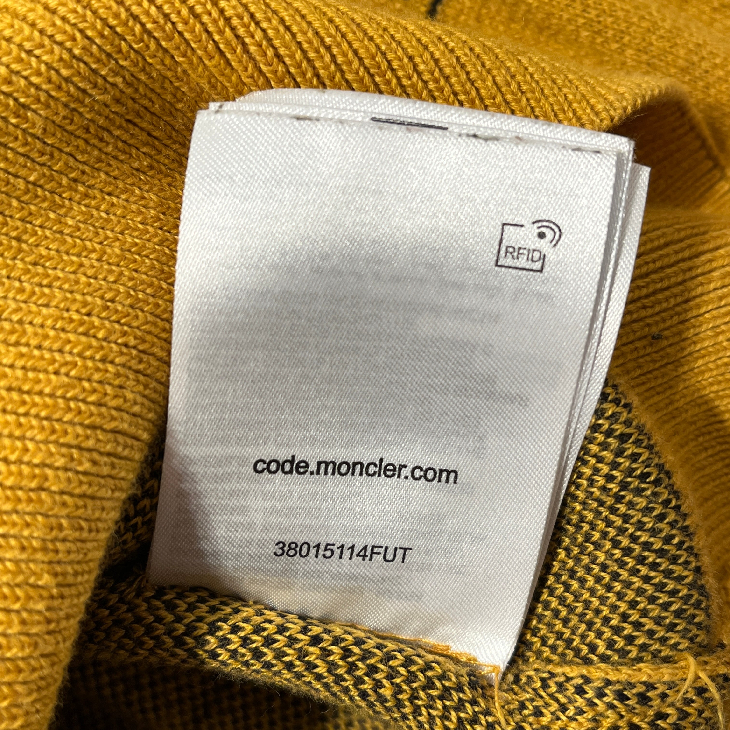 MONCLER/Sweater/L/Cotton/YEL/LOGO ALL OVER view 4