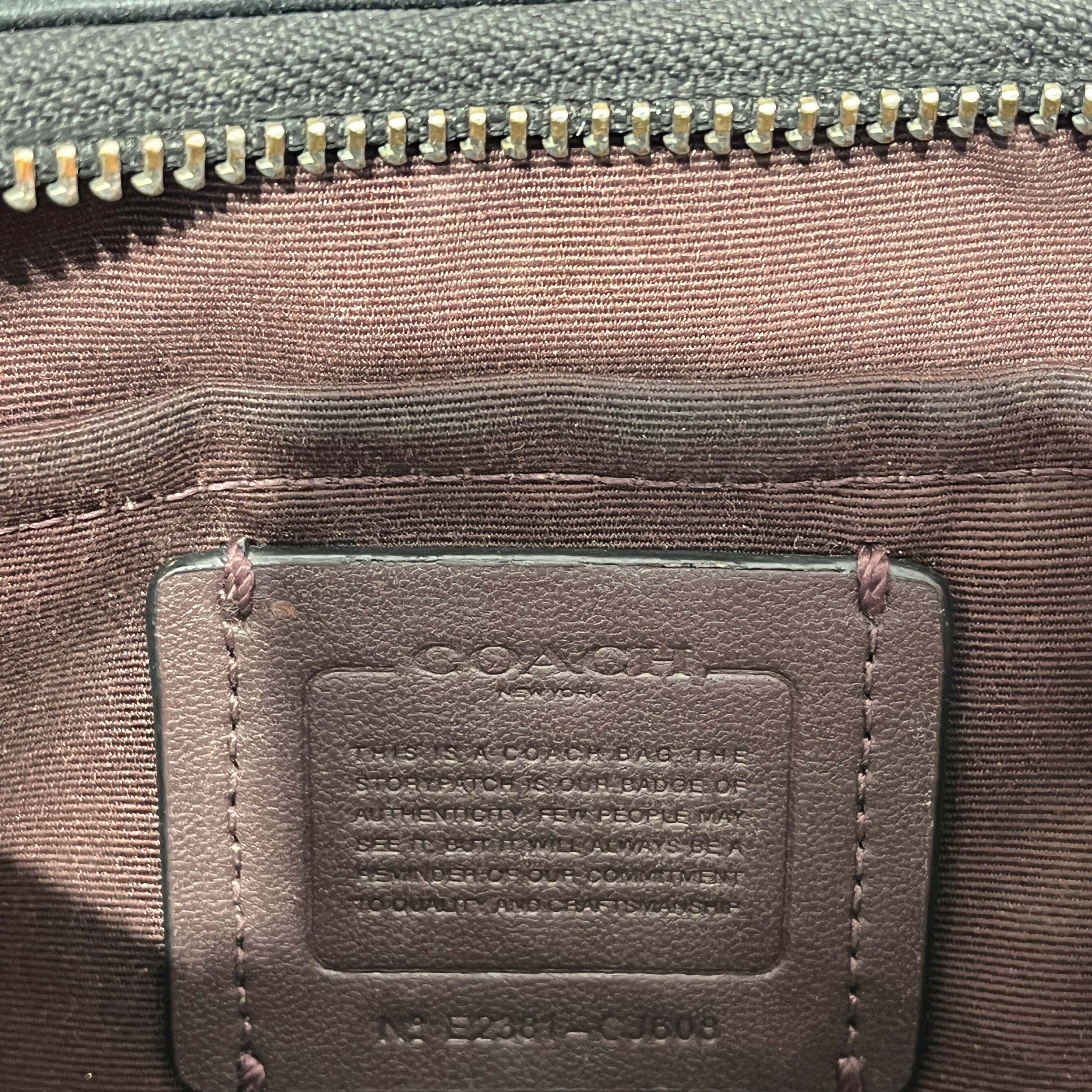 COACH/Hand Bag/Leather/BLK/TERI SHOULDER/QUILTED C/SILVER view 5