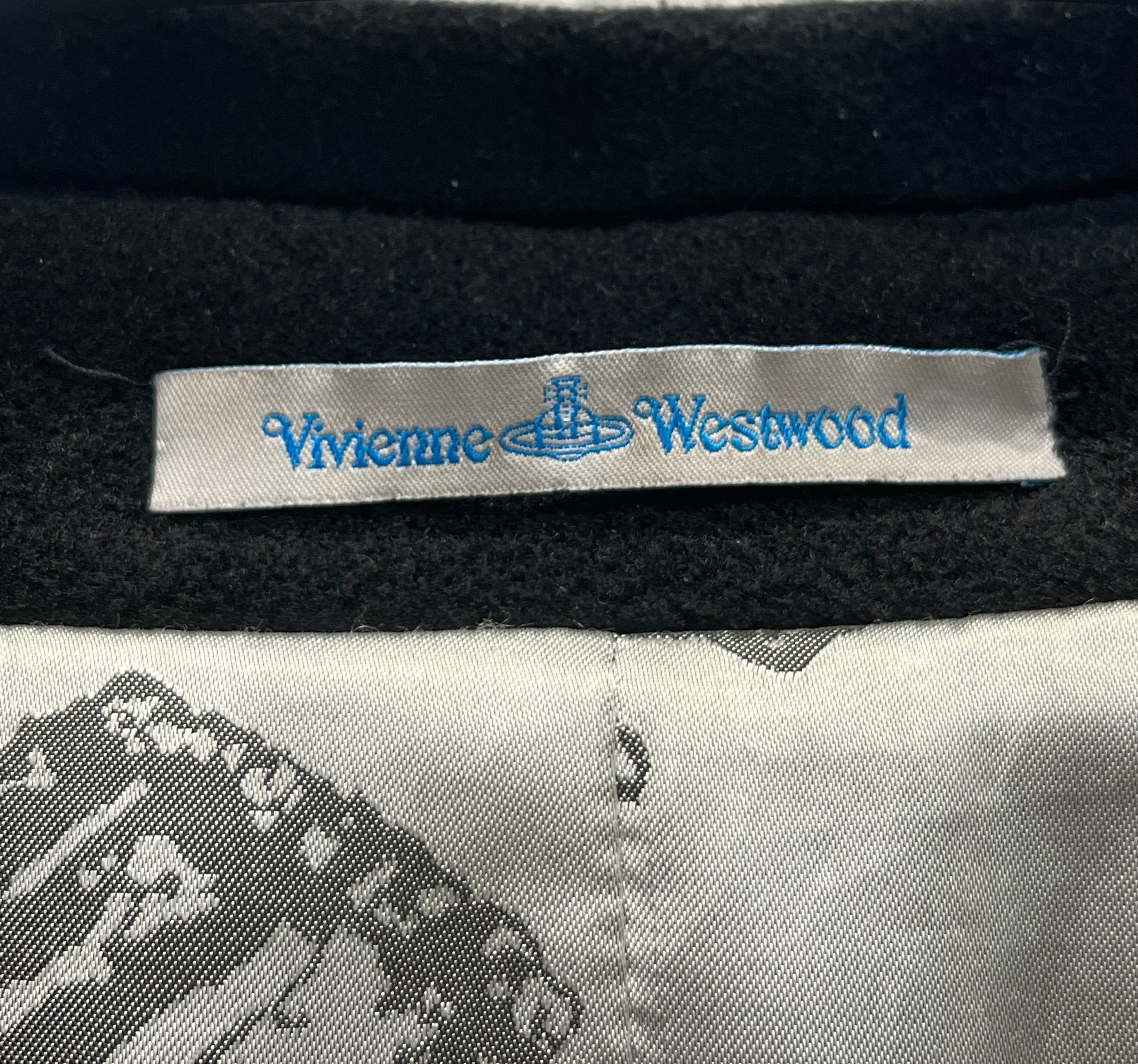 Vivienne Westwood/Trench Coat/46/Cashmere/BLK/ view 3