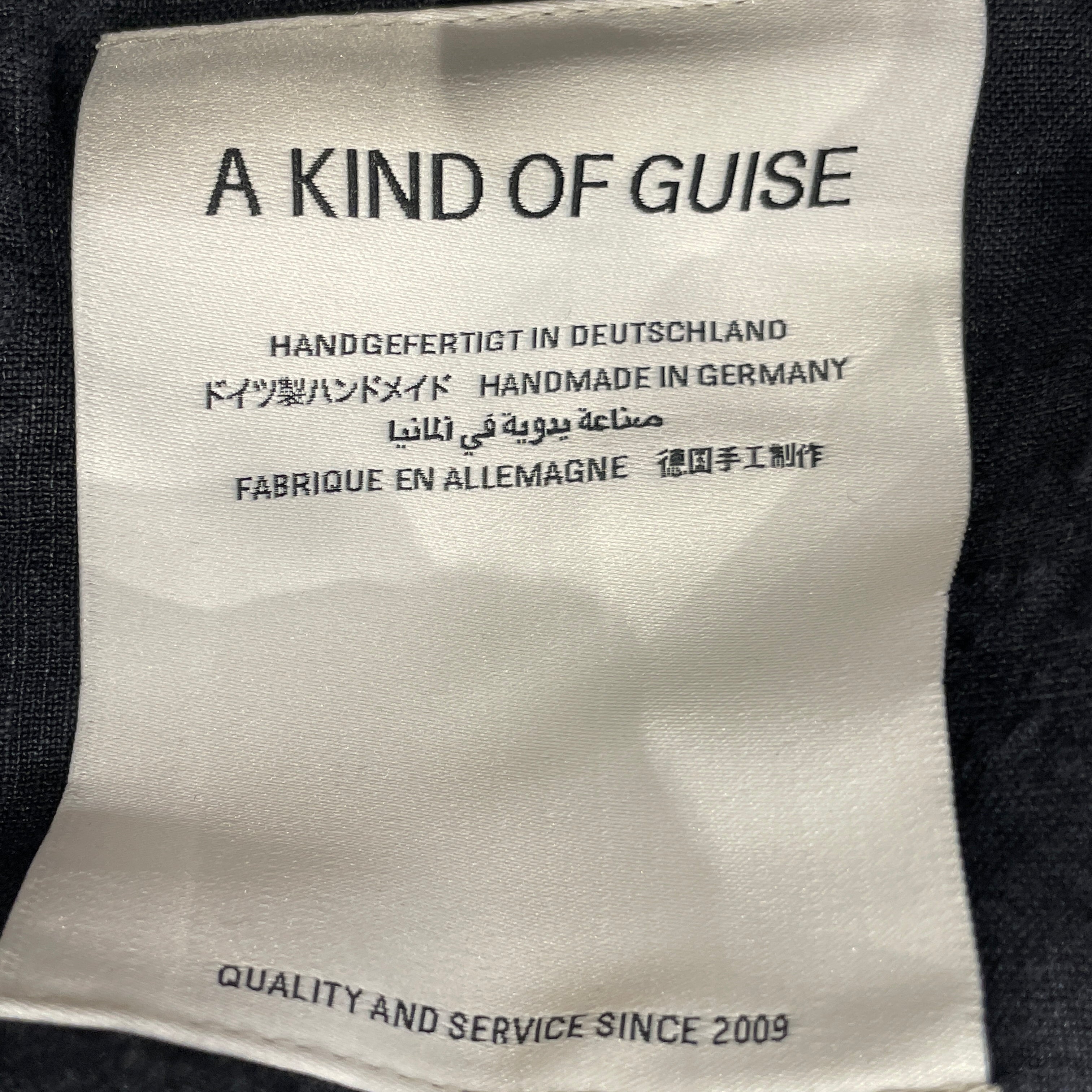 A KIND OF GUISE/Tailored Jkt/48/Linen/BLK/LINEN BLAZER view 5
