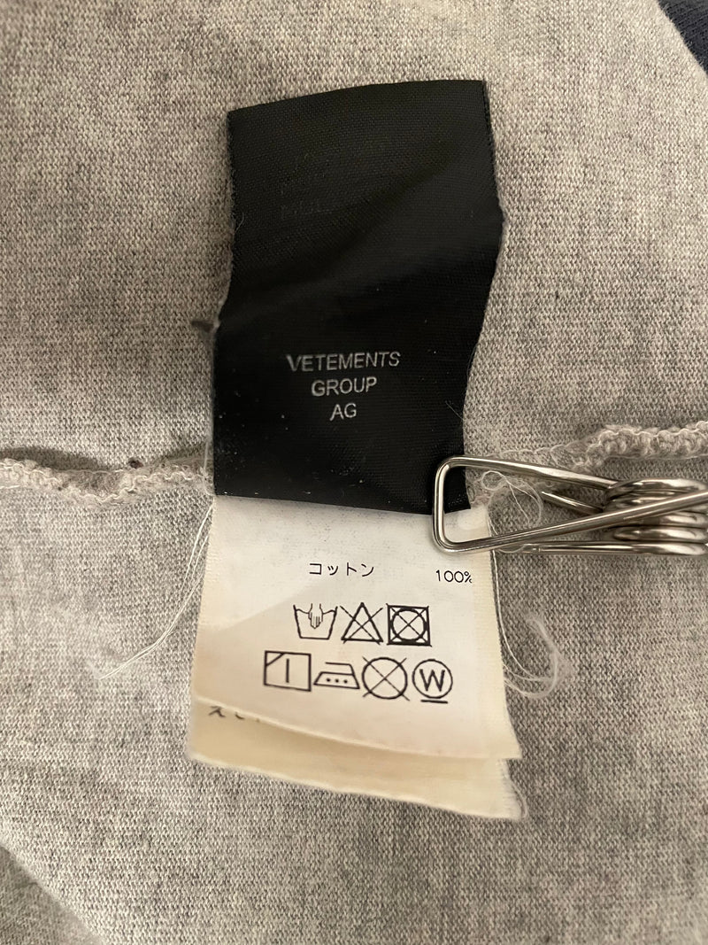 VETEMENTS/LS T-Shirt/S/Cotton/MLT/Graphic/ZURICH LONG SLEEVE CUT