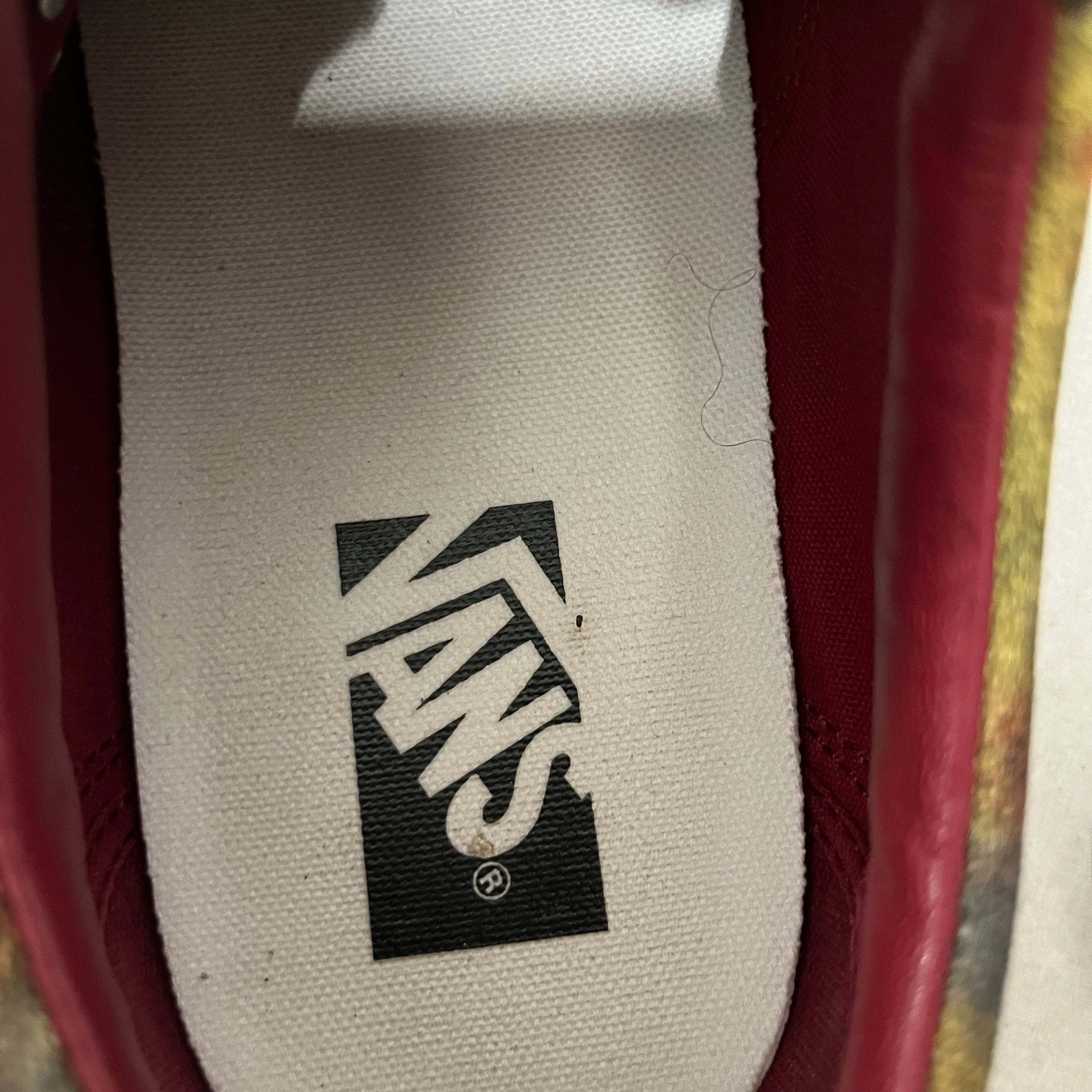 VANS/Low-Sneakers/US 10/Cotton/KHK/souvenir pack pins view 4
