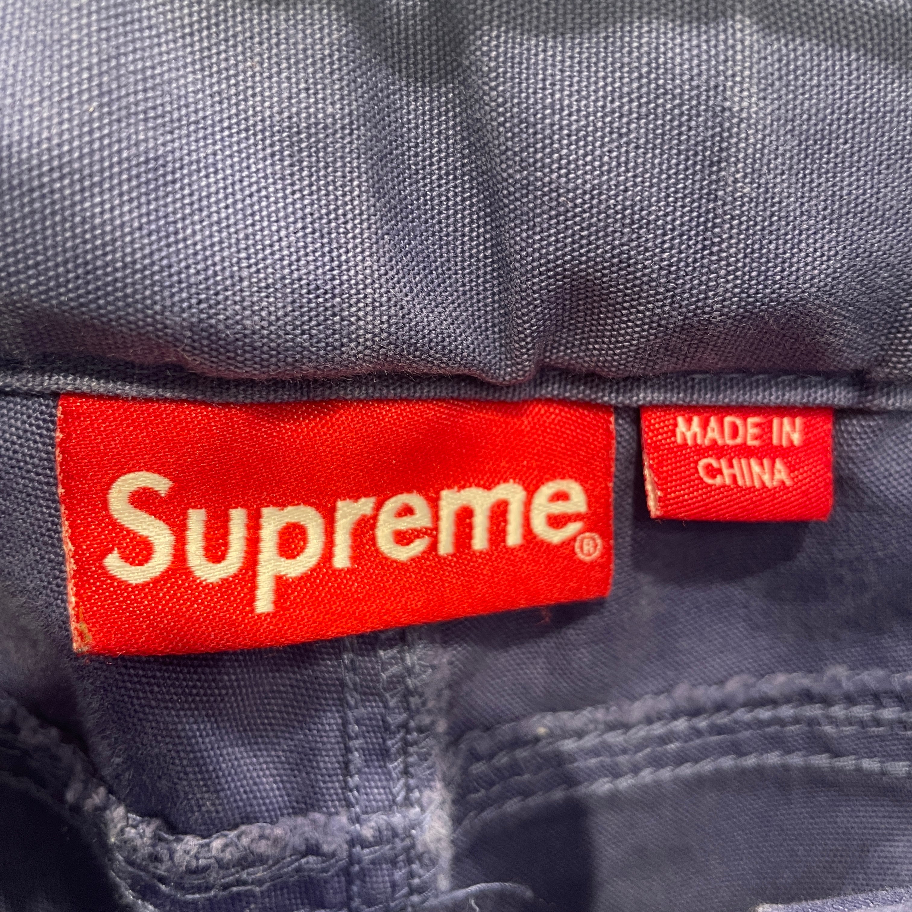 Supreme/Cargo Pants/M/Cotton/NVY/ view 3