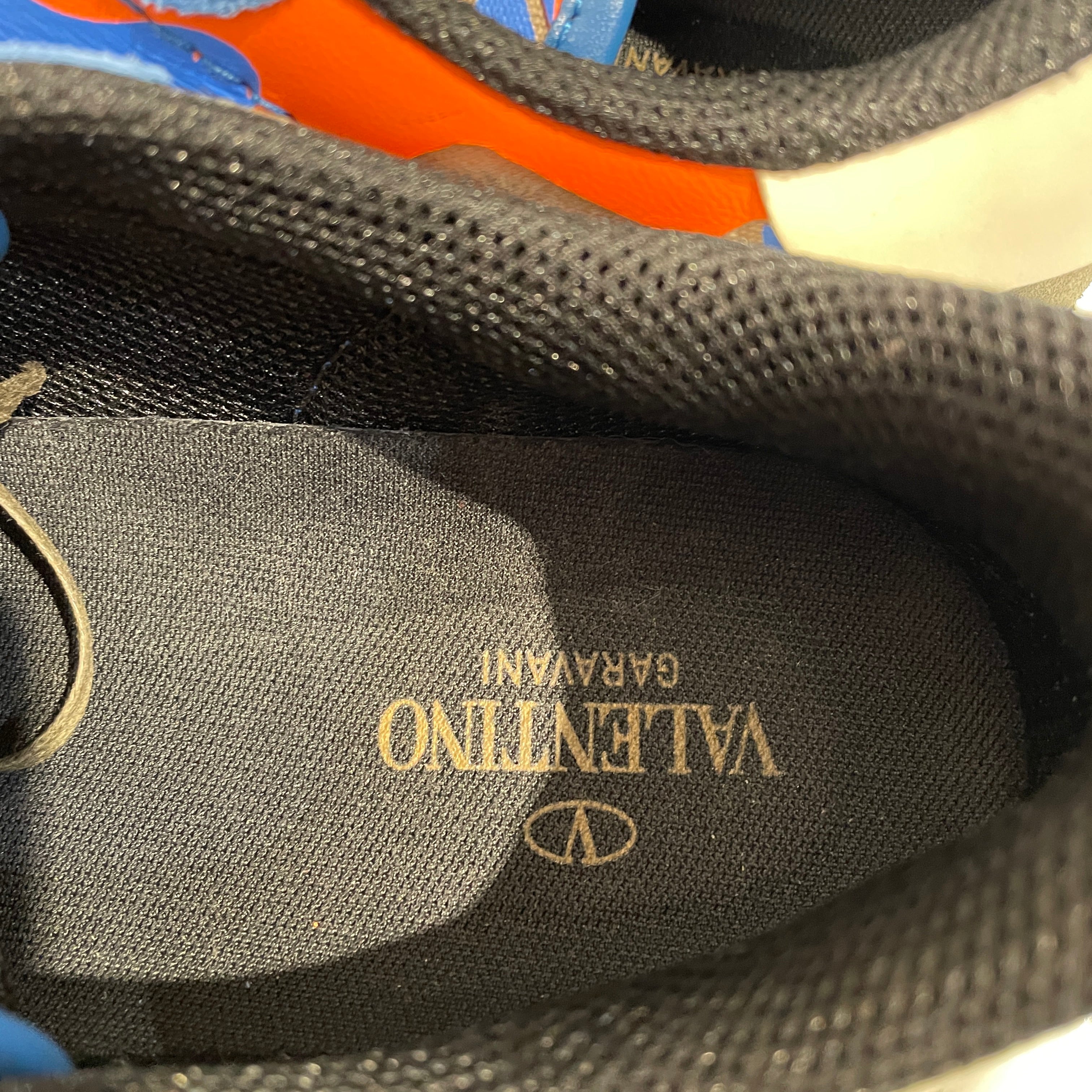 VALENTINO/Low-Sneakers/EU 42.5/Camouflage/Cotton/BLU/ view 3